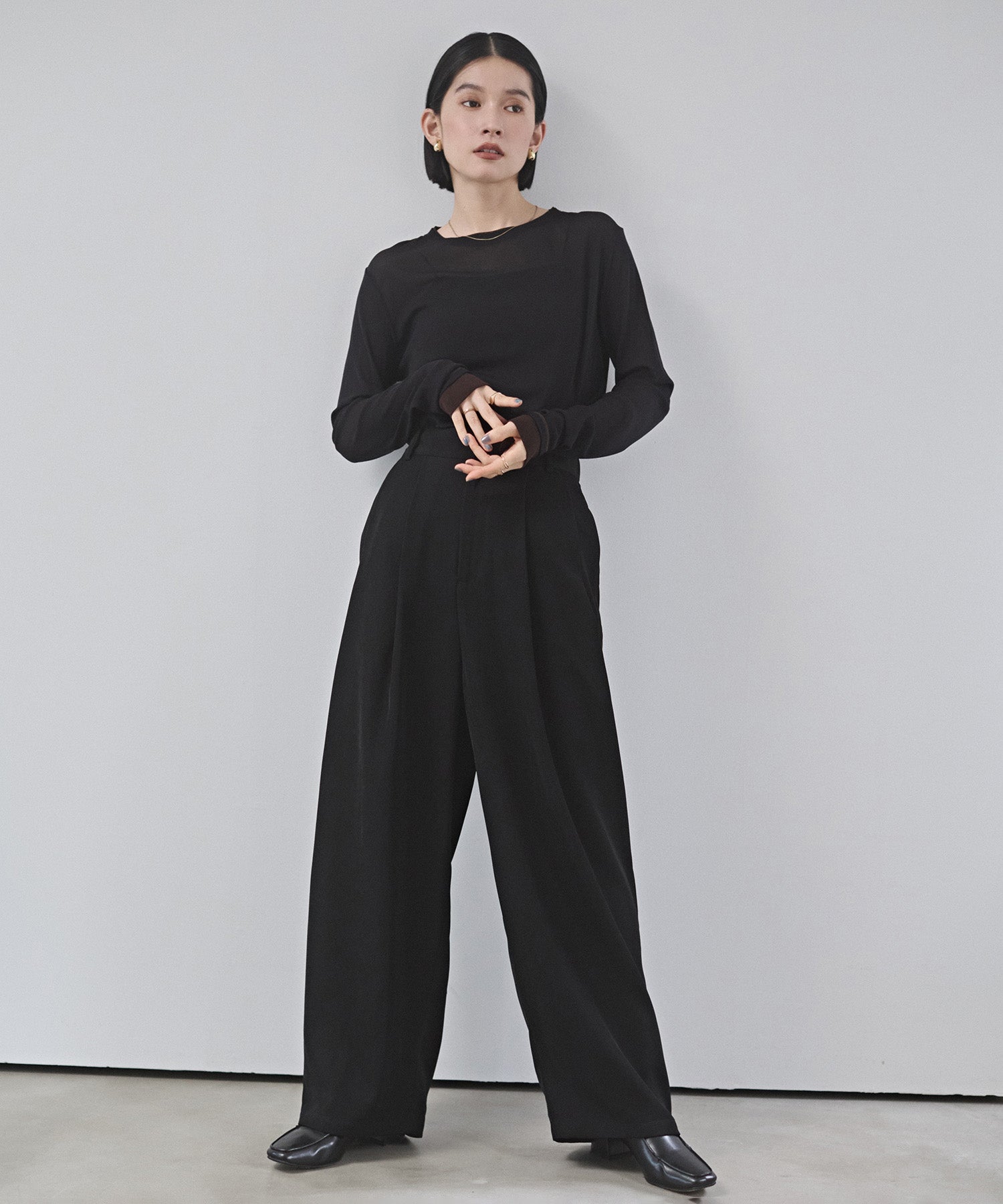 BICOLOR SHEER TOPS