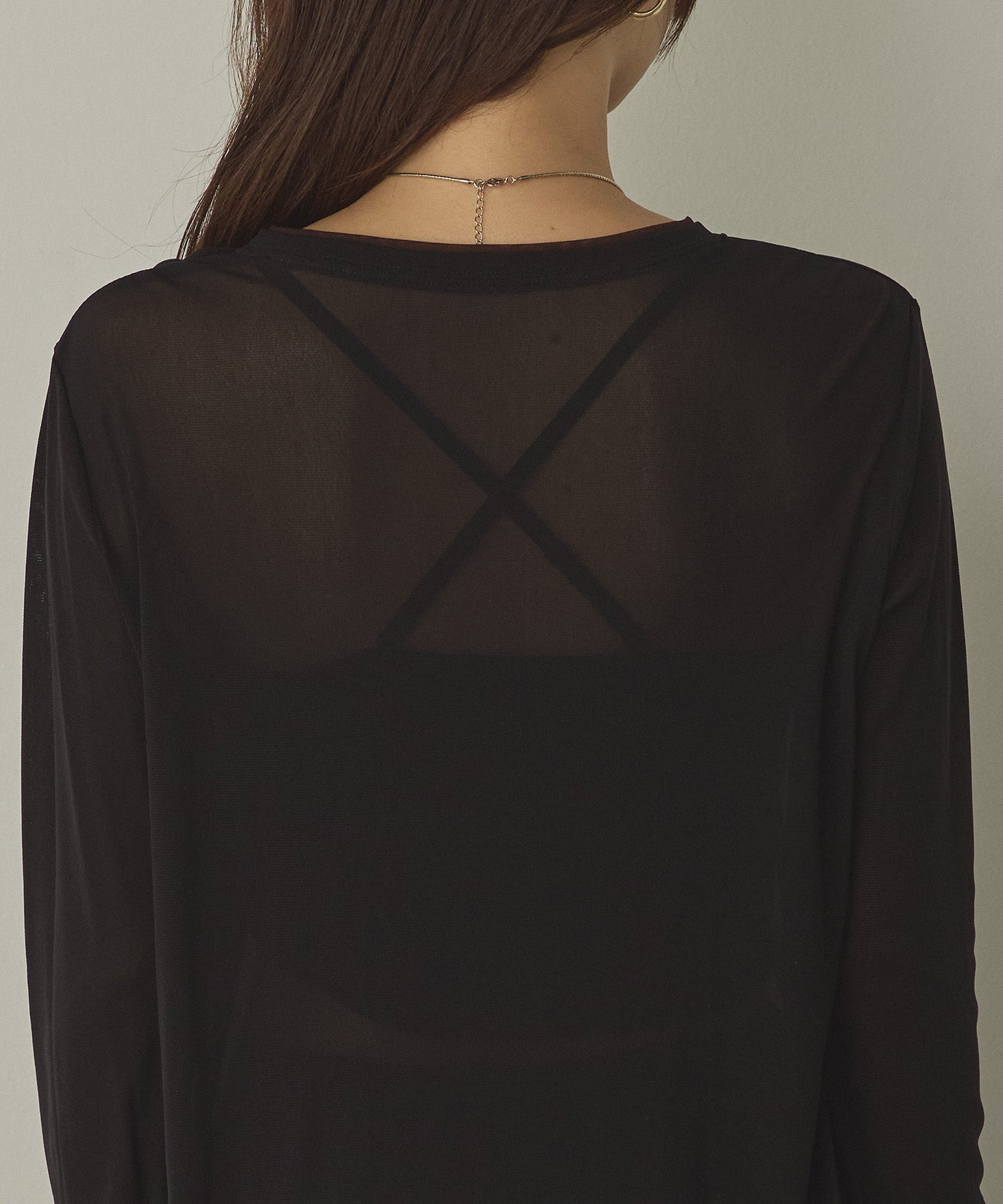 BICOLOR SHEER TOPS