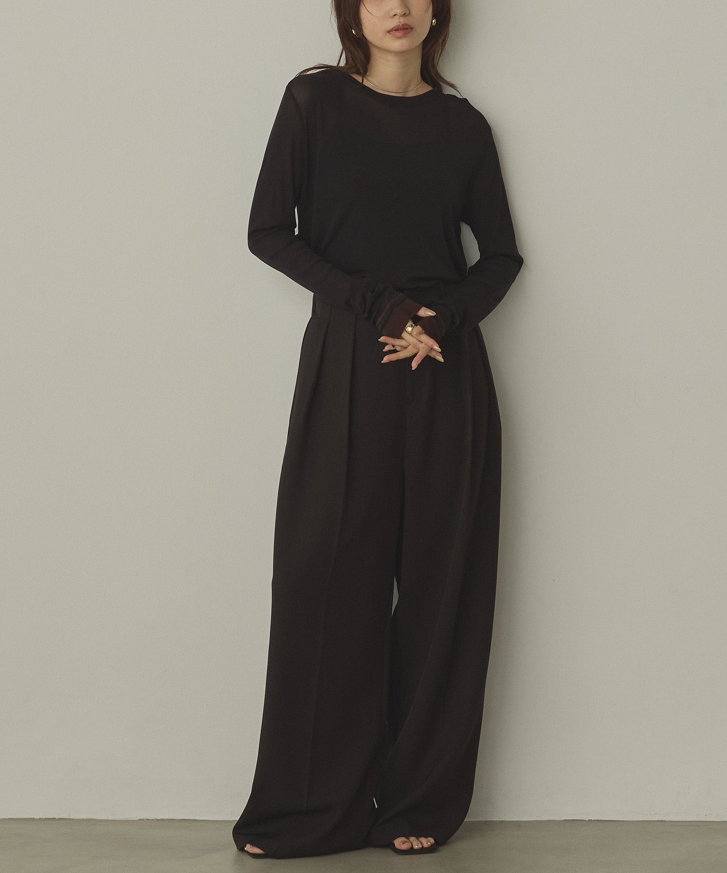 BICOLOR SHEER TOPS