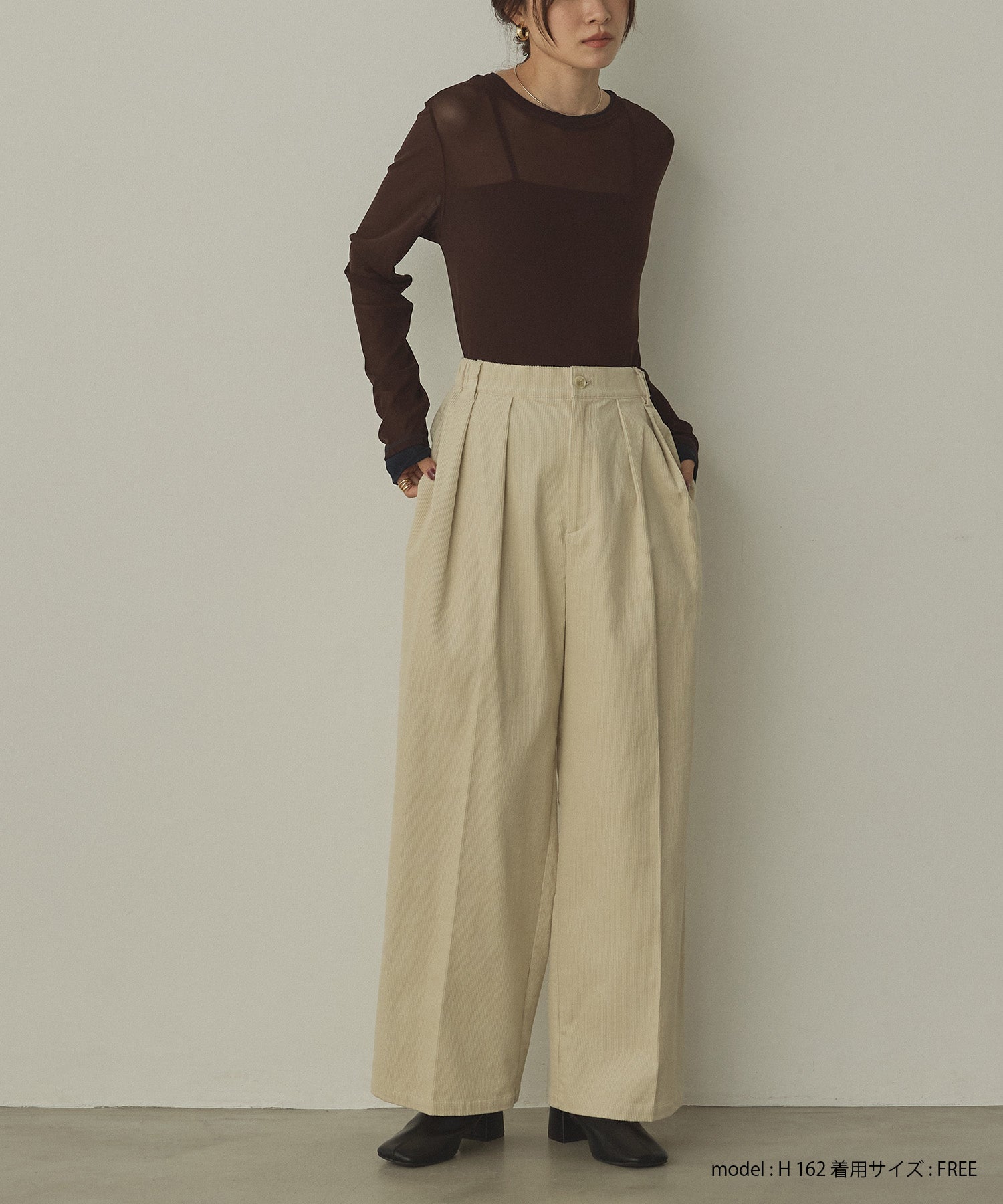 パワーネット バイカラー シアートップス