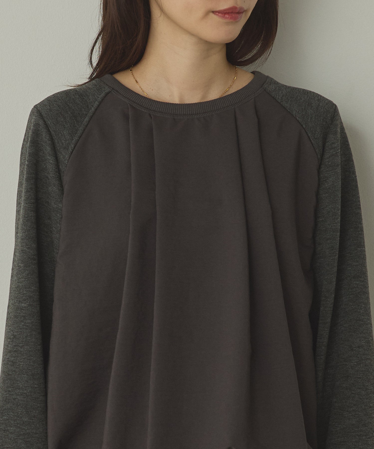 ベロアボンディング バルーンスウェット