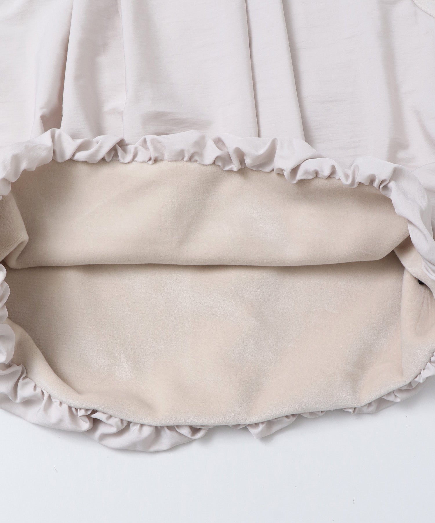 ベロアボンディング バルーンスウェット