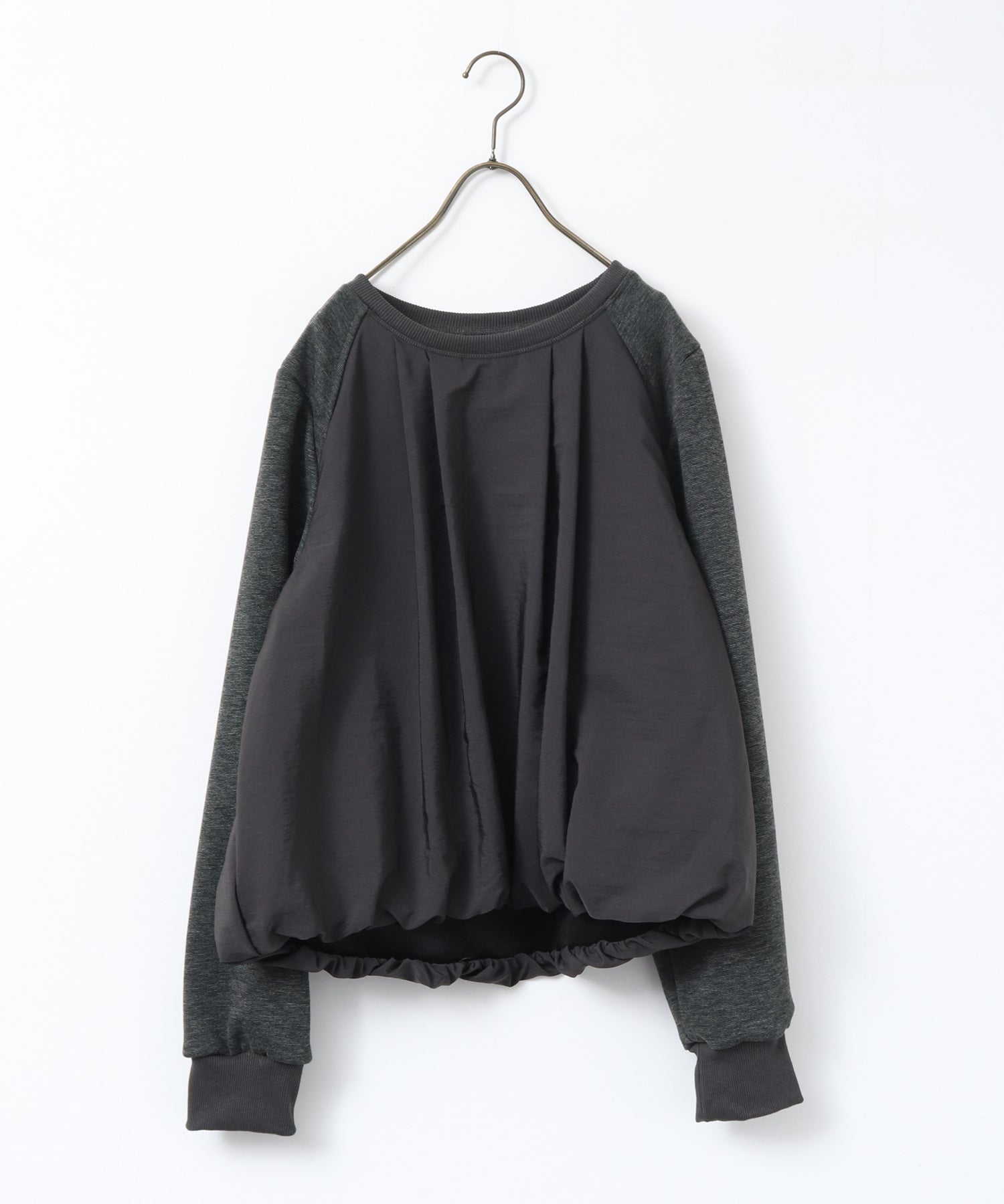 ベロアボンディング バルーンスウェット