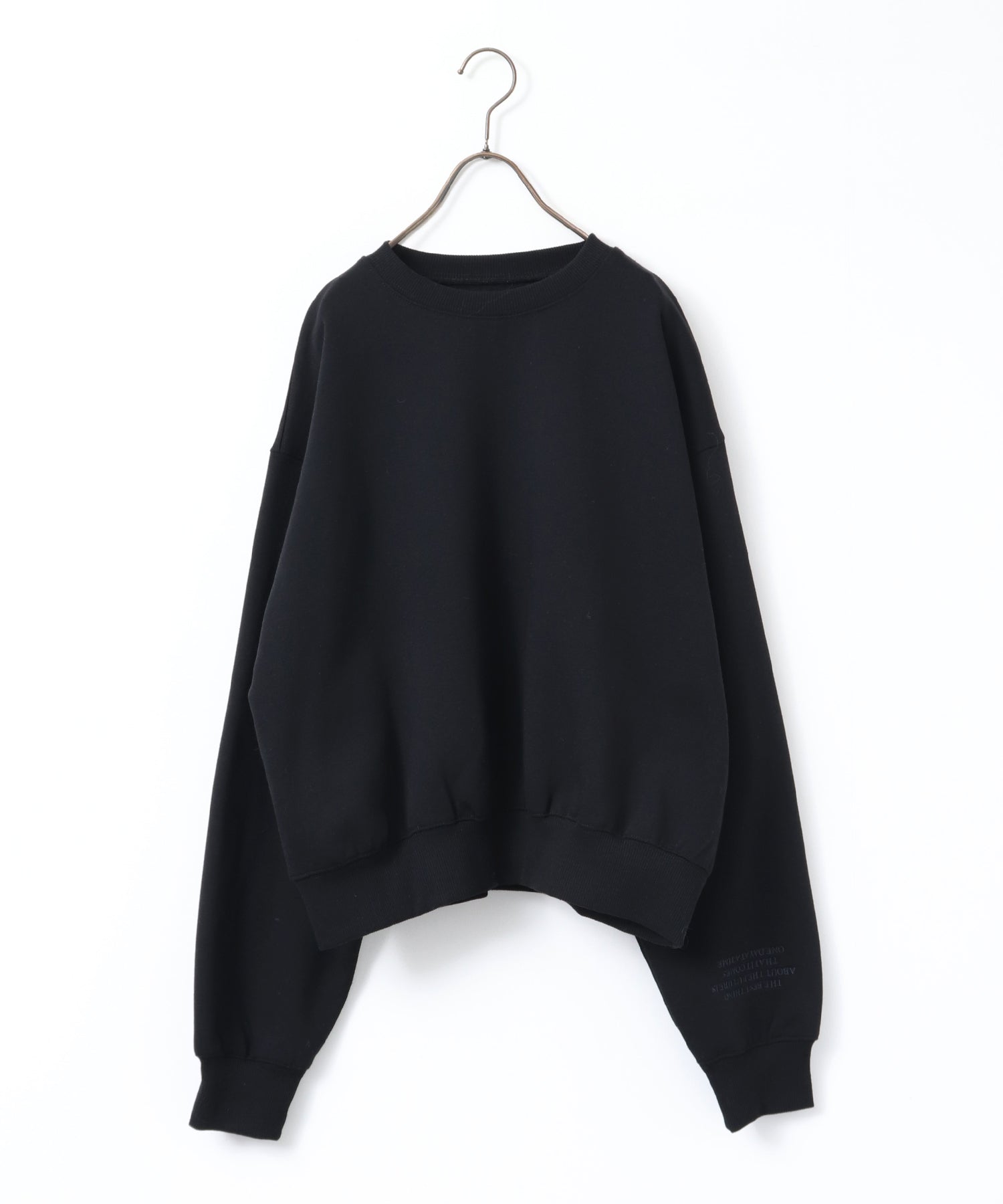 LOGO EMBROIDERY SWEATSHIRT