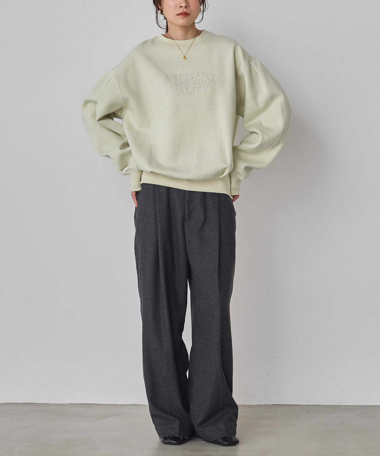 FLOCKY LOGO SWEATSHIRT