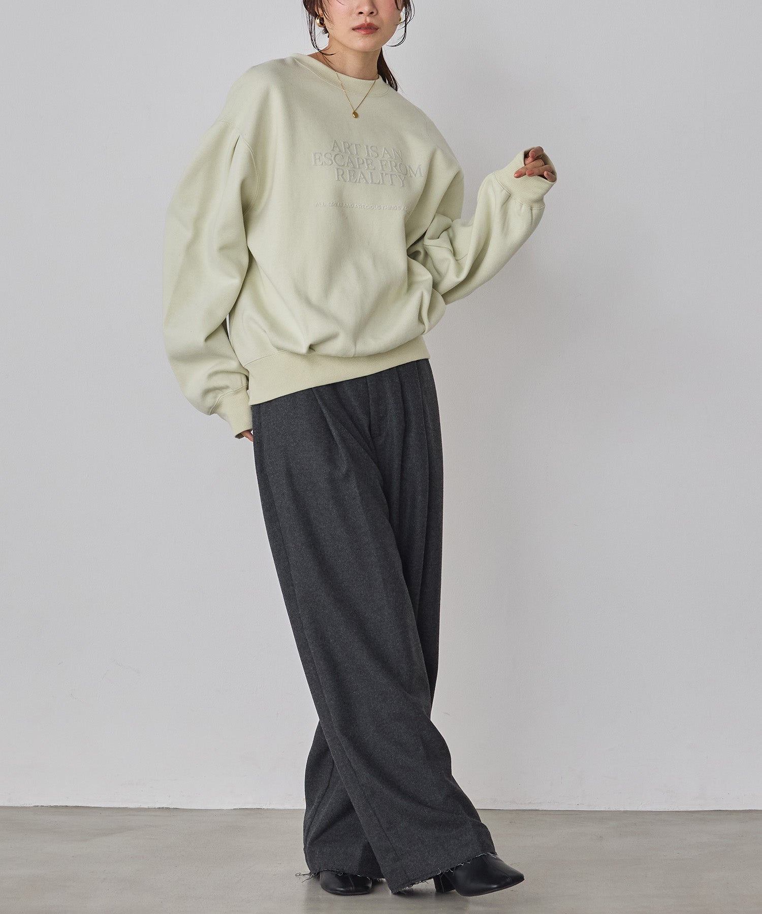 FLOCKY LOGO SWEATSHIRT