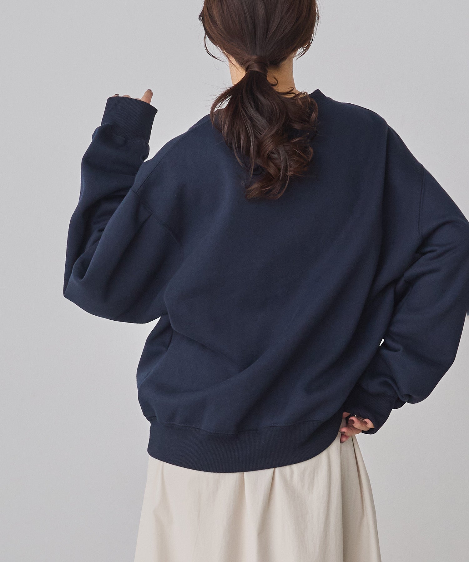 裏起毛 フロッキーロゴ スウェット