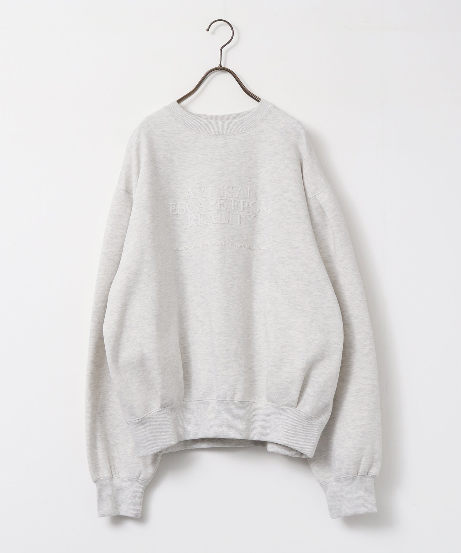 裏起毛 フロッキーロゴ スウェット