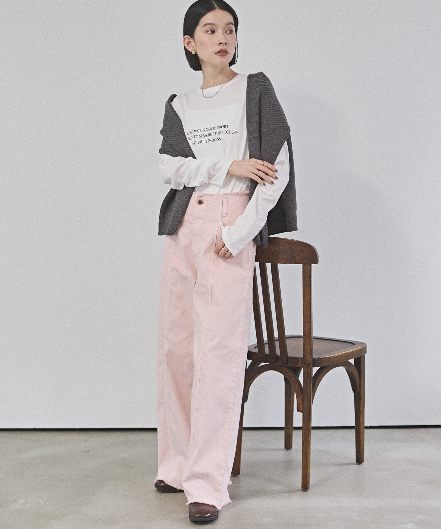 SLAB LOGO LONG T-SHIRT