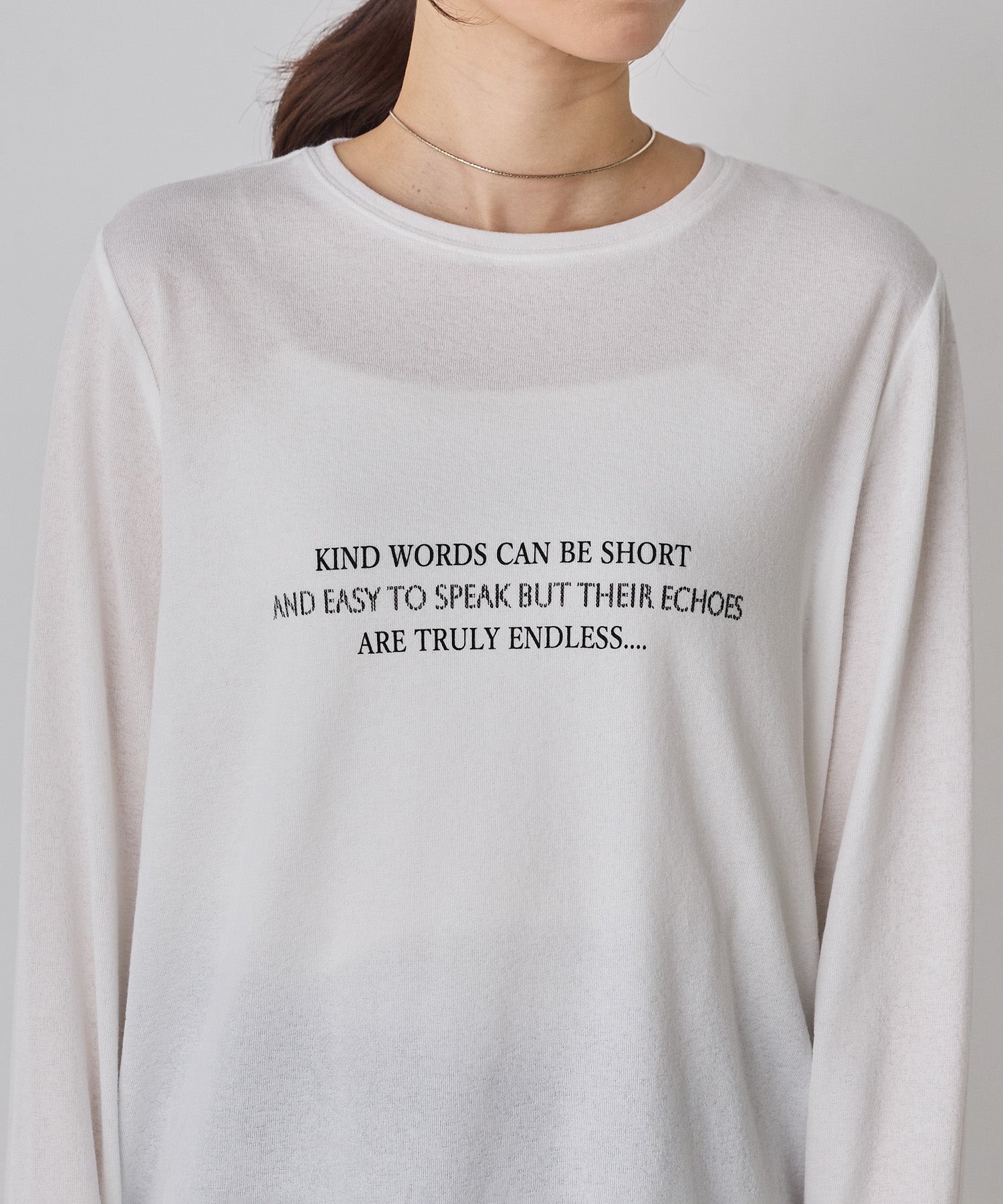 SLAB LOGO LONG T-SHIRT