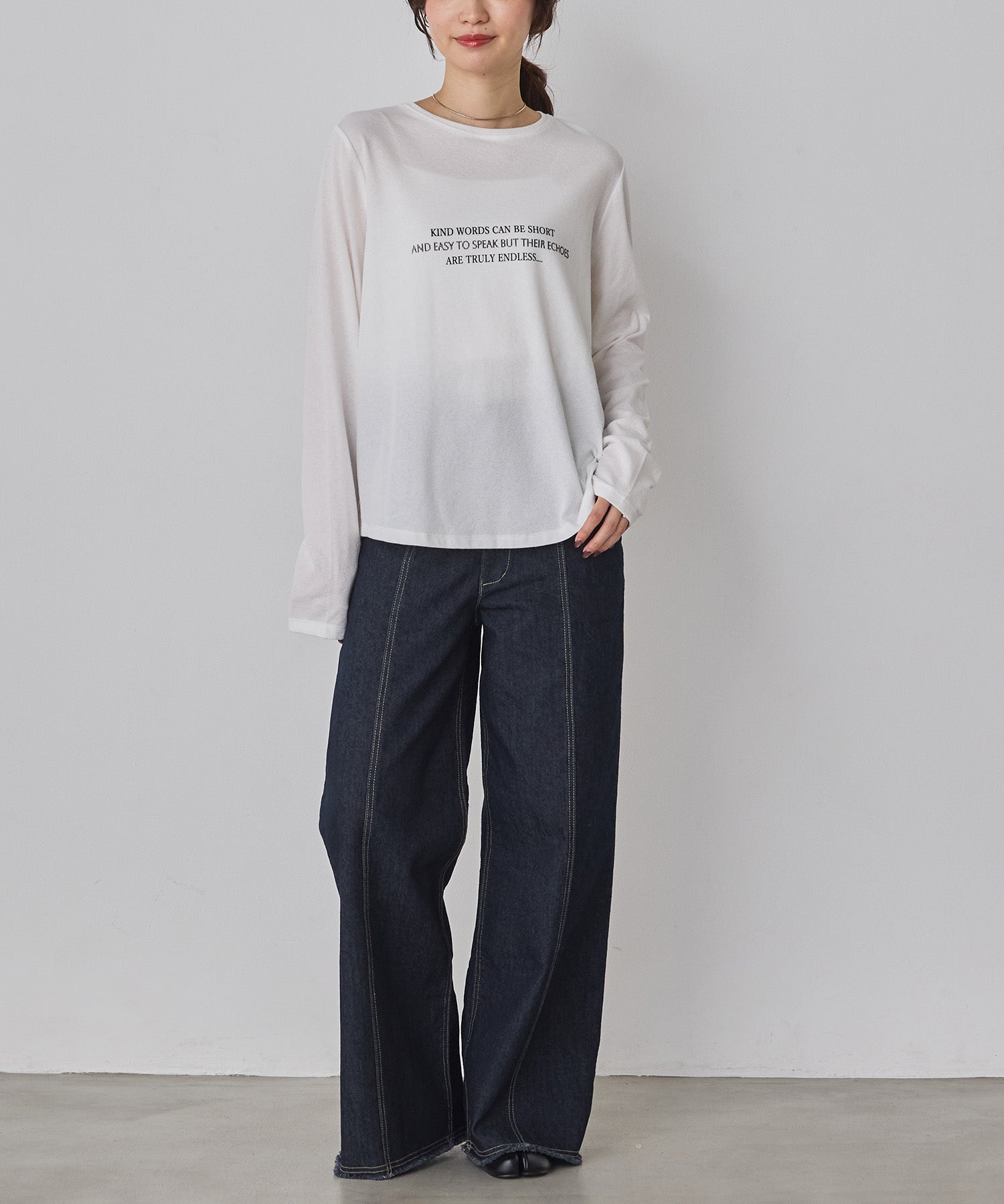 SLAB LOGO LONG T-SHIRT