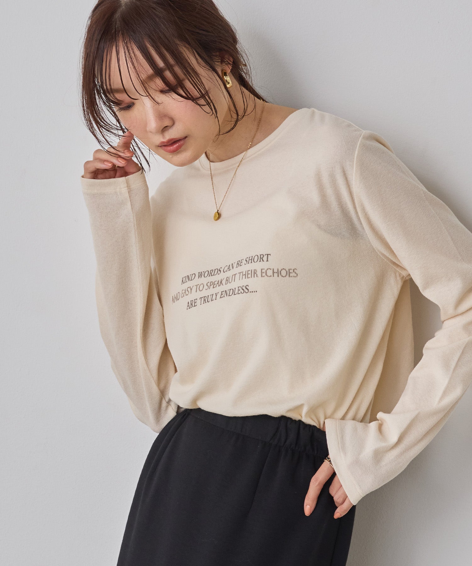 SLAB LOGO LONG T-SHIRT