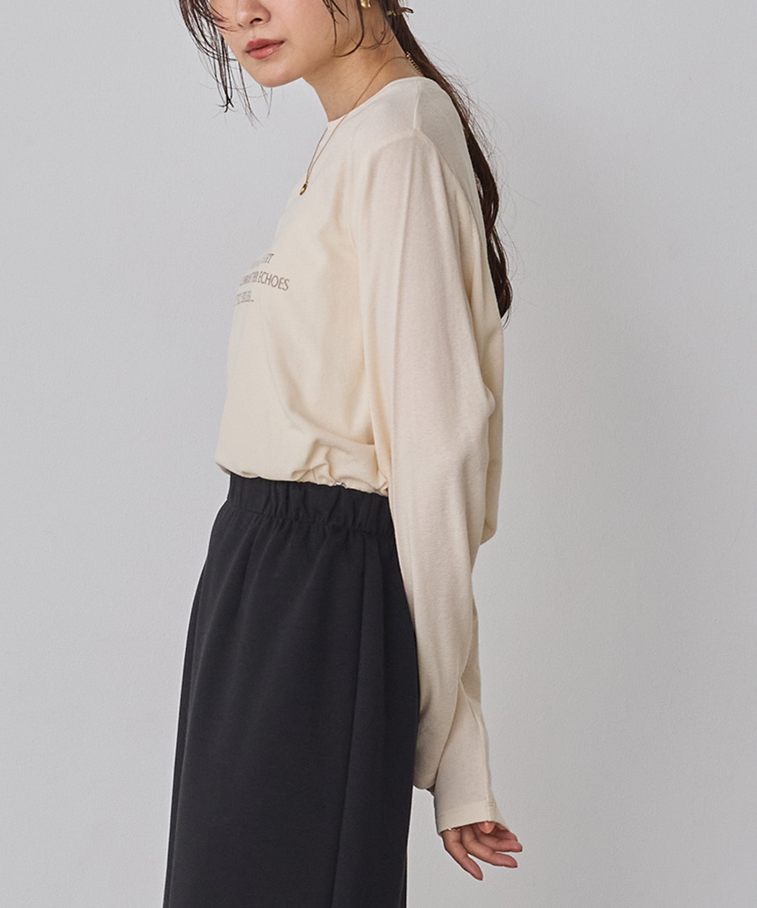 SLAB LOGO LONG T-SHIRT