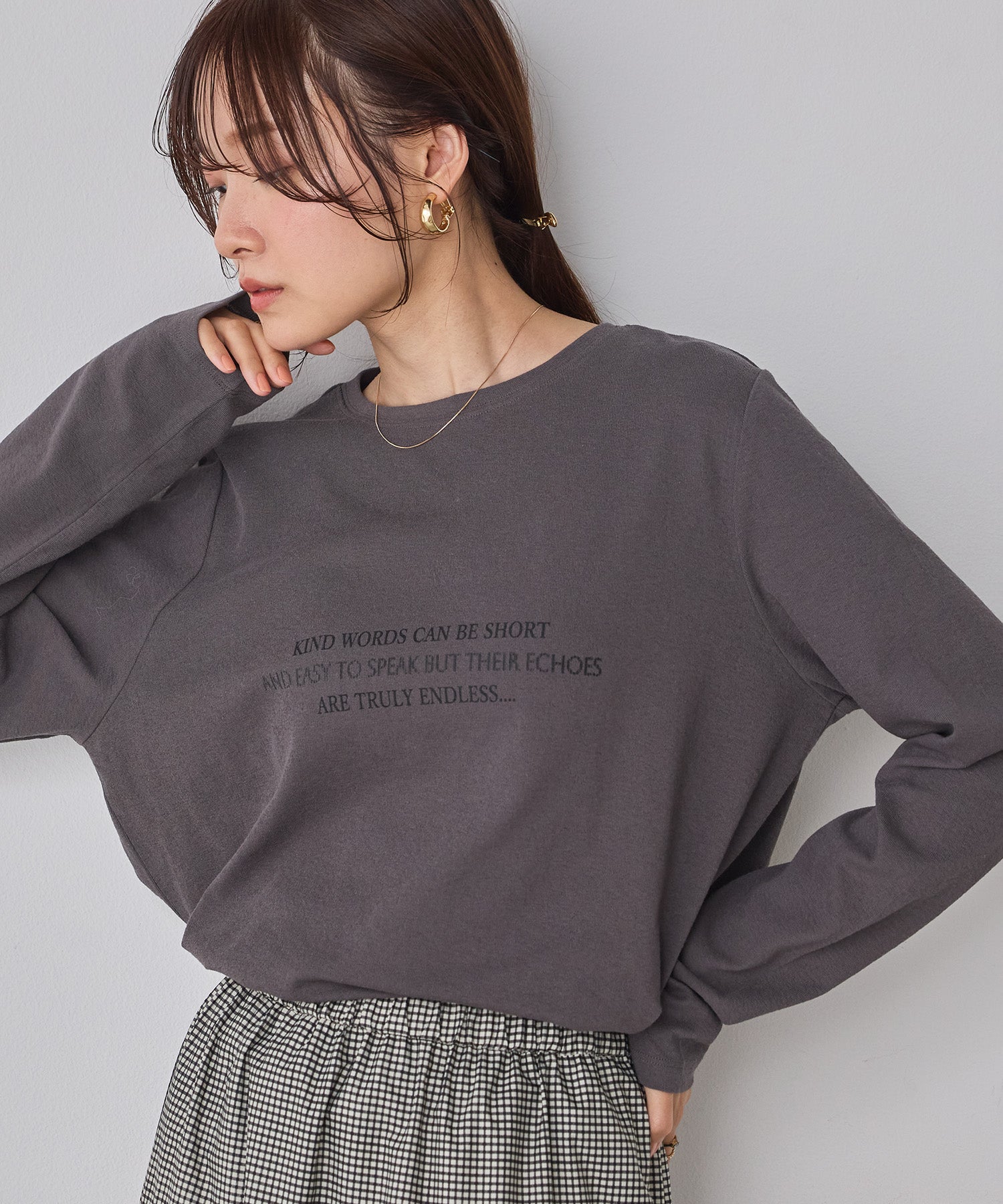 SLAB LOGO LONG T-SHIRT