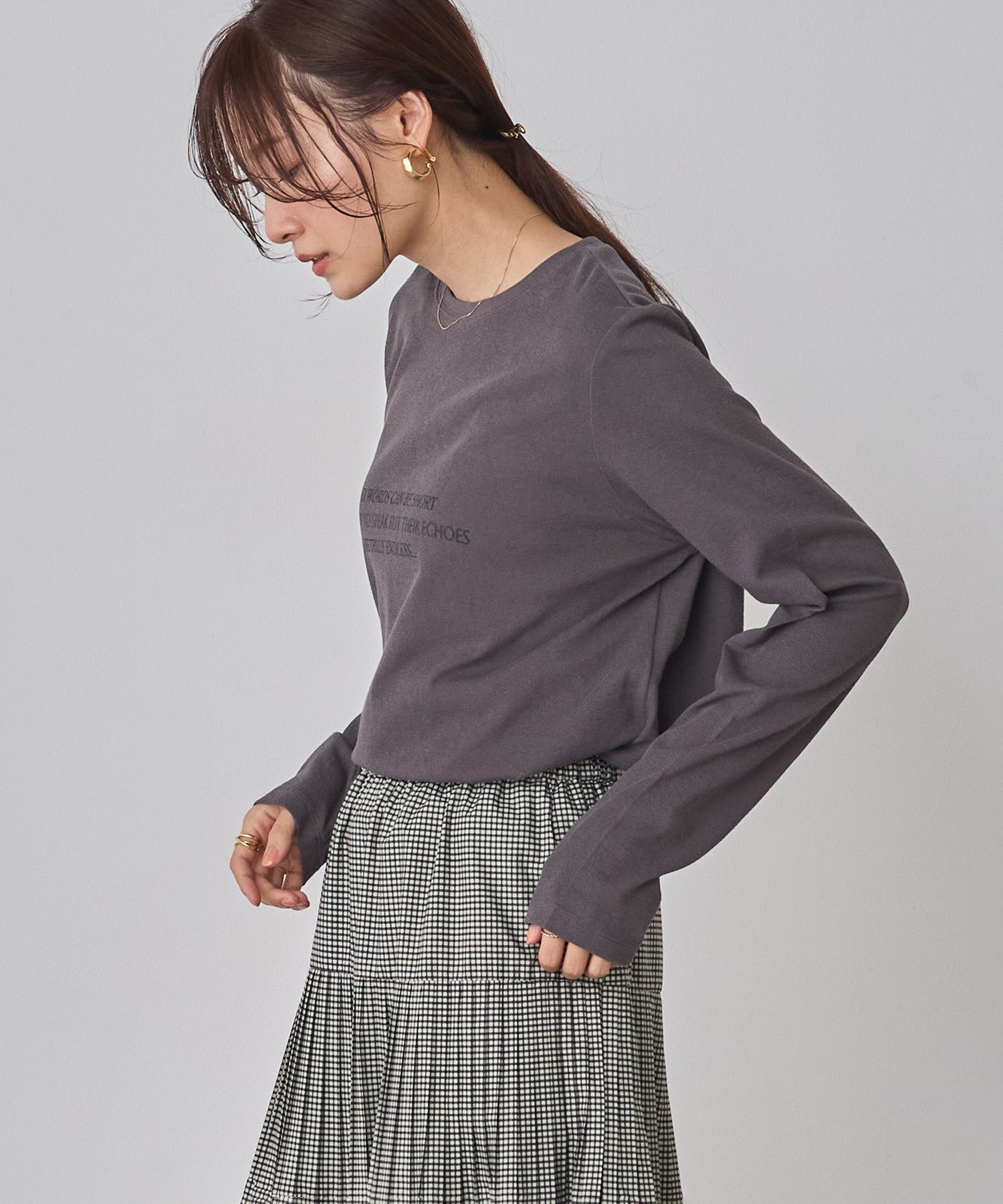 SLAB LOGO LONG T-SHIRT