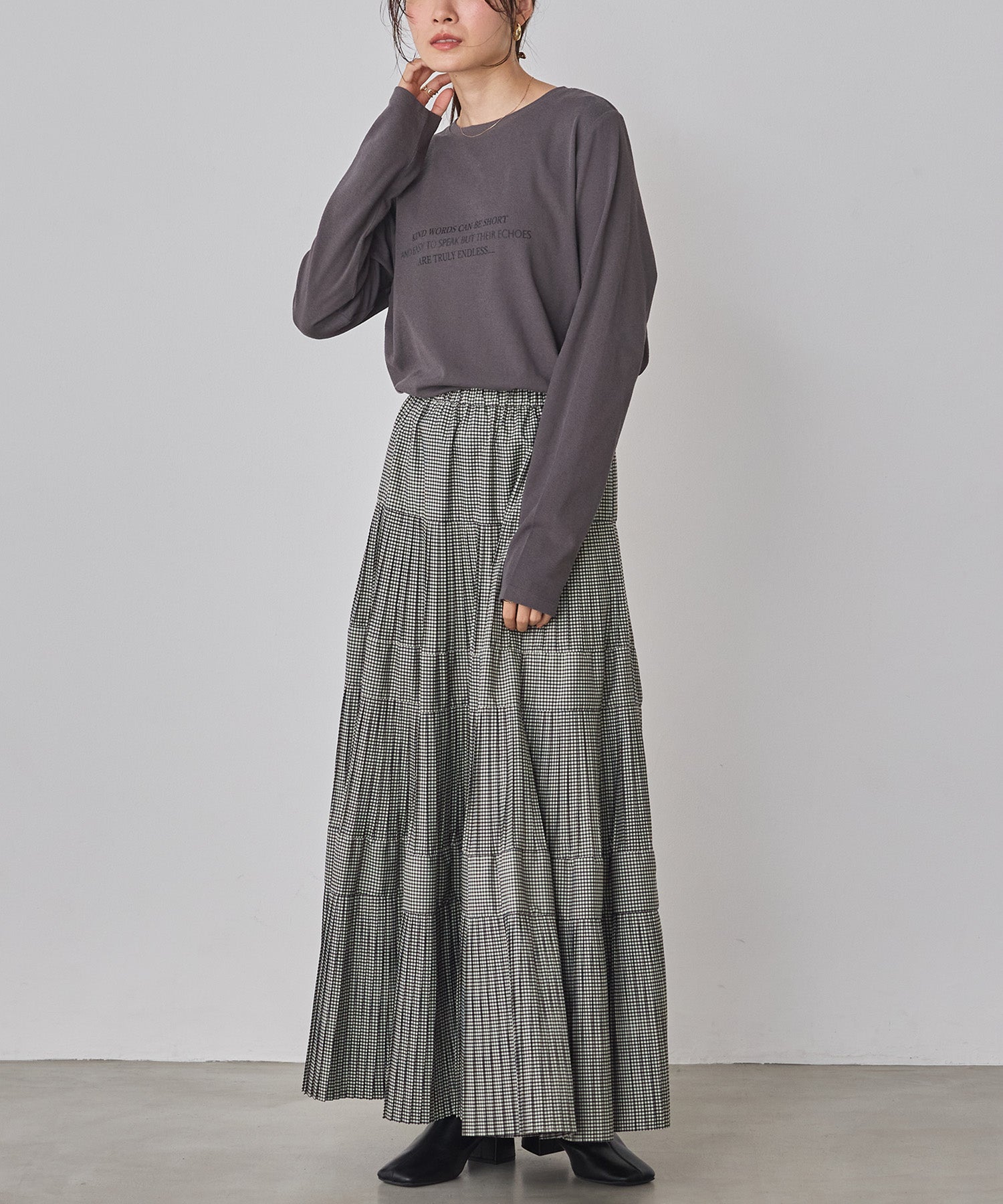 SLAB LOGO LONG T-SHIRT