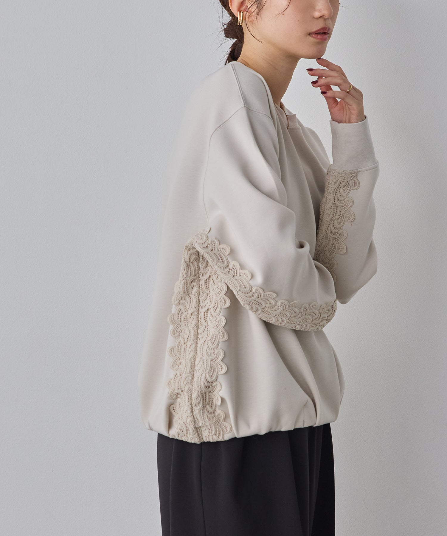 ライトダンボール サイドレースドッキングトップス