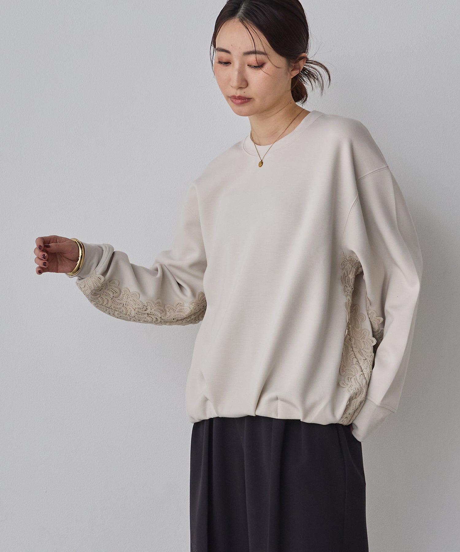 ライトダンボール サイドレースドッキングトップス