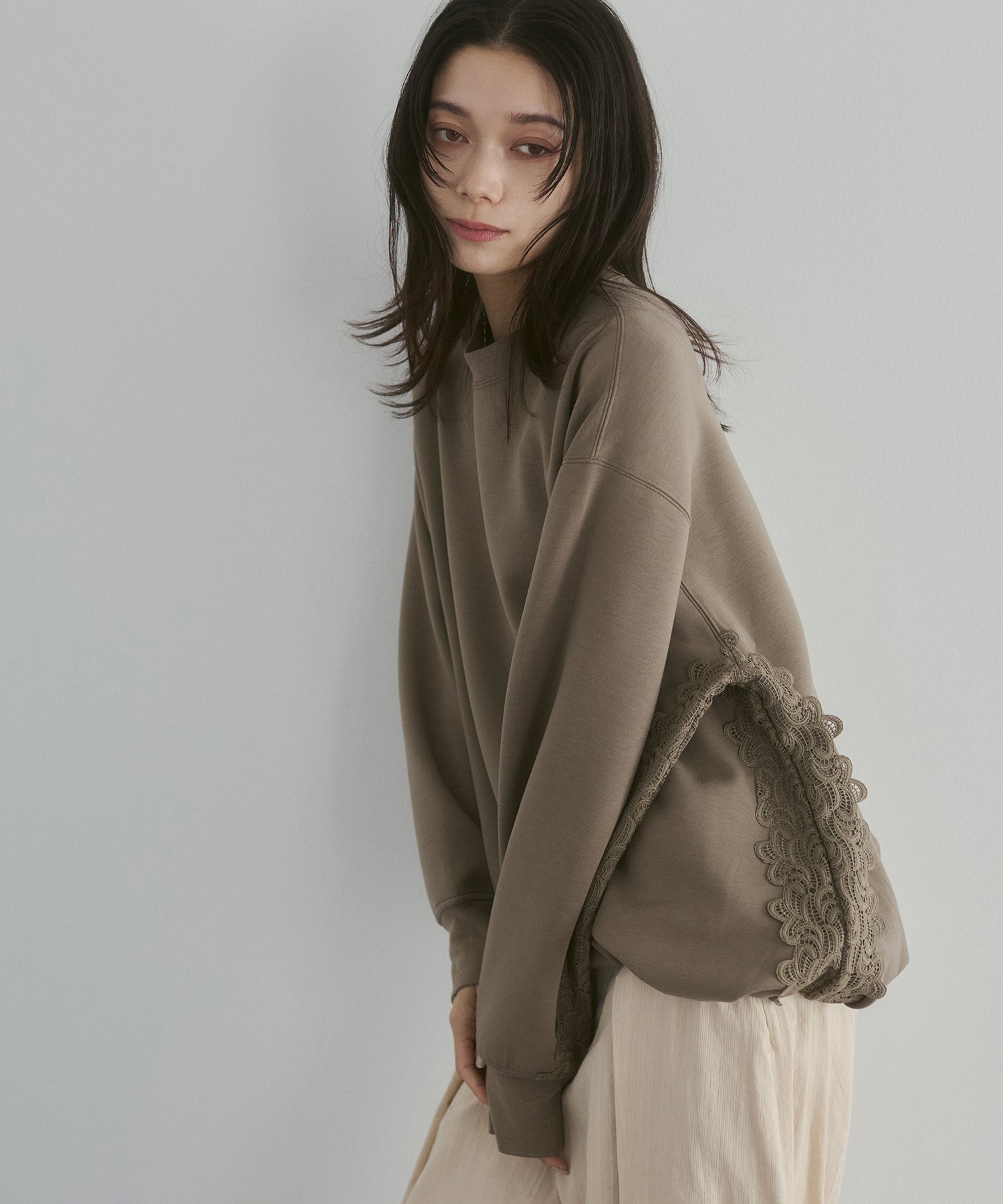 ライトダンボール サイドレースドッキングトップス