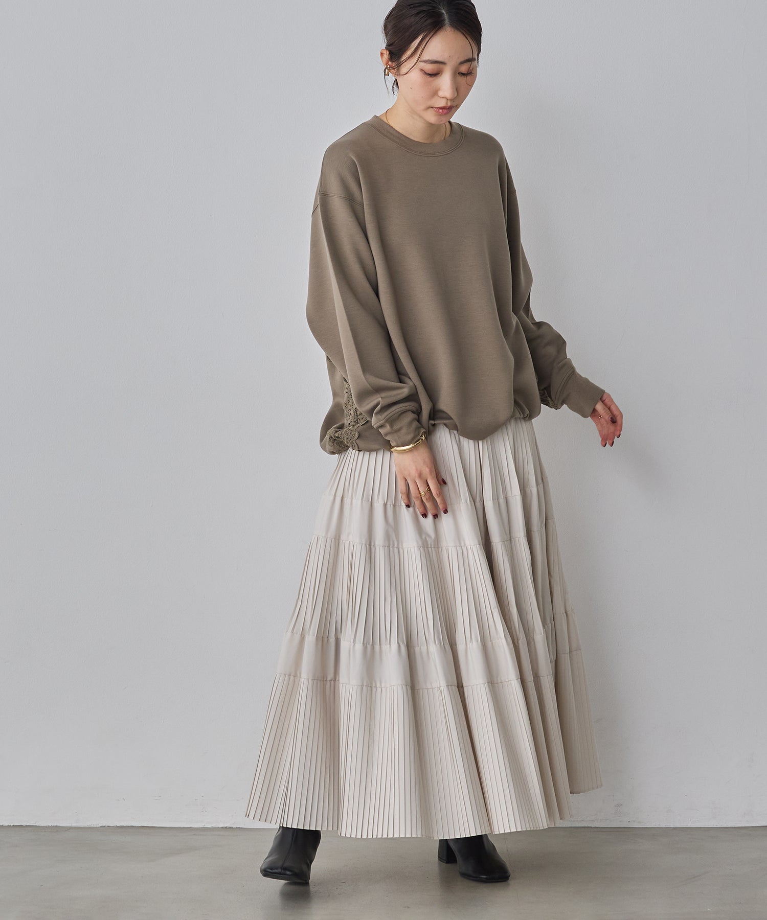 ライトダンボール サイドレースドッキングトップス