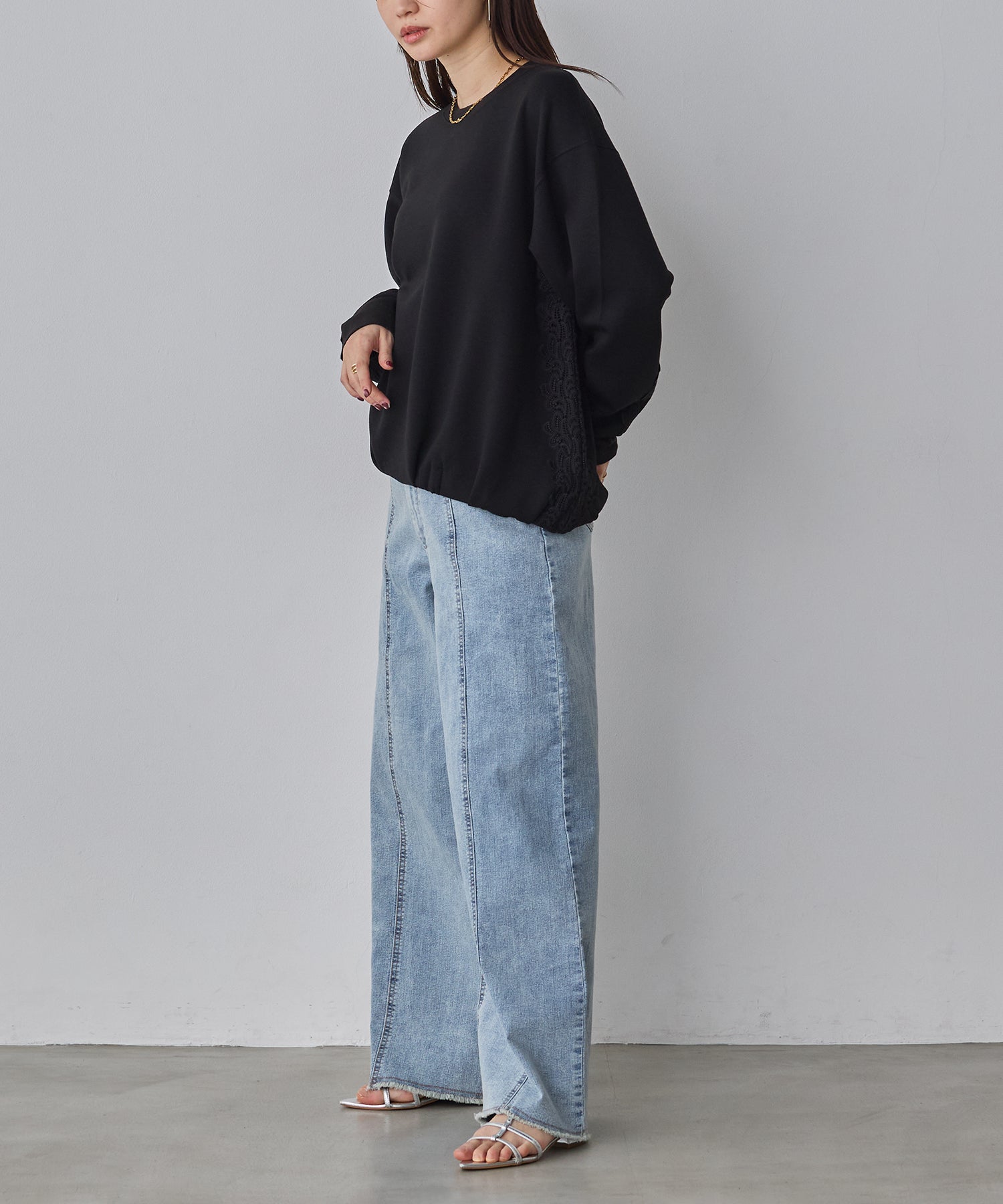 ライトダンボール サイドレースドッキングトップス