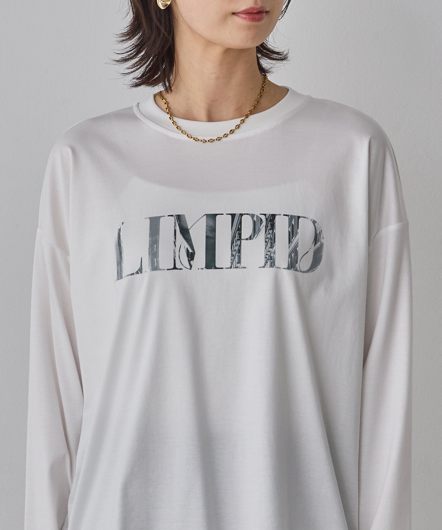 FRONT LOGO LONG T-SHIRT