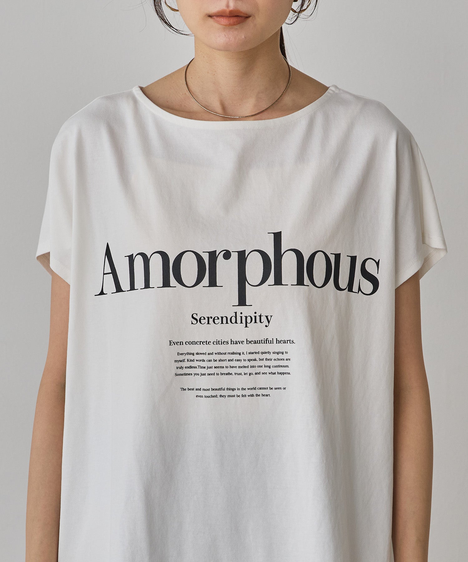 2WAY FRENCH OVERSIZED LOGO T-SHIRT