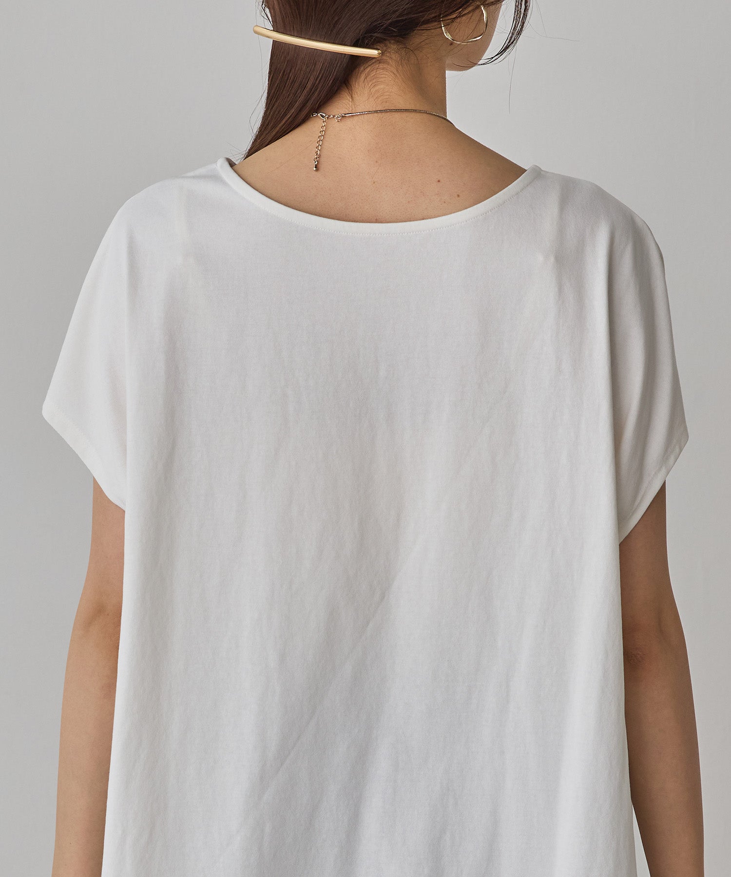 2WAY FRENCH OVERSIZED LOGO T-SHIRT