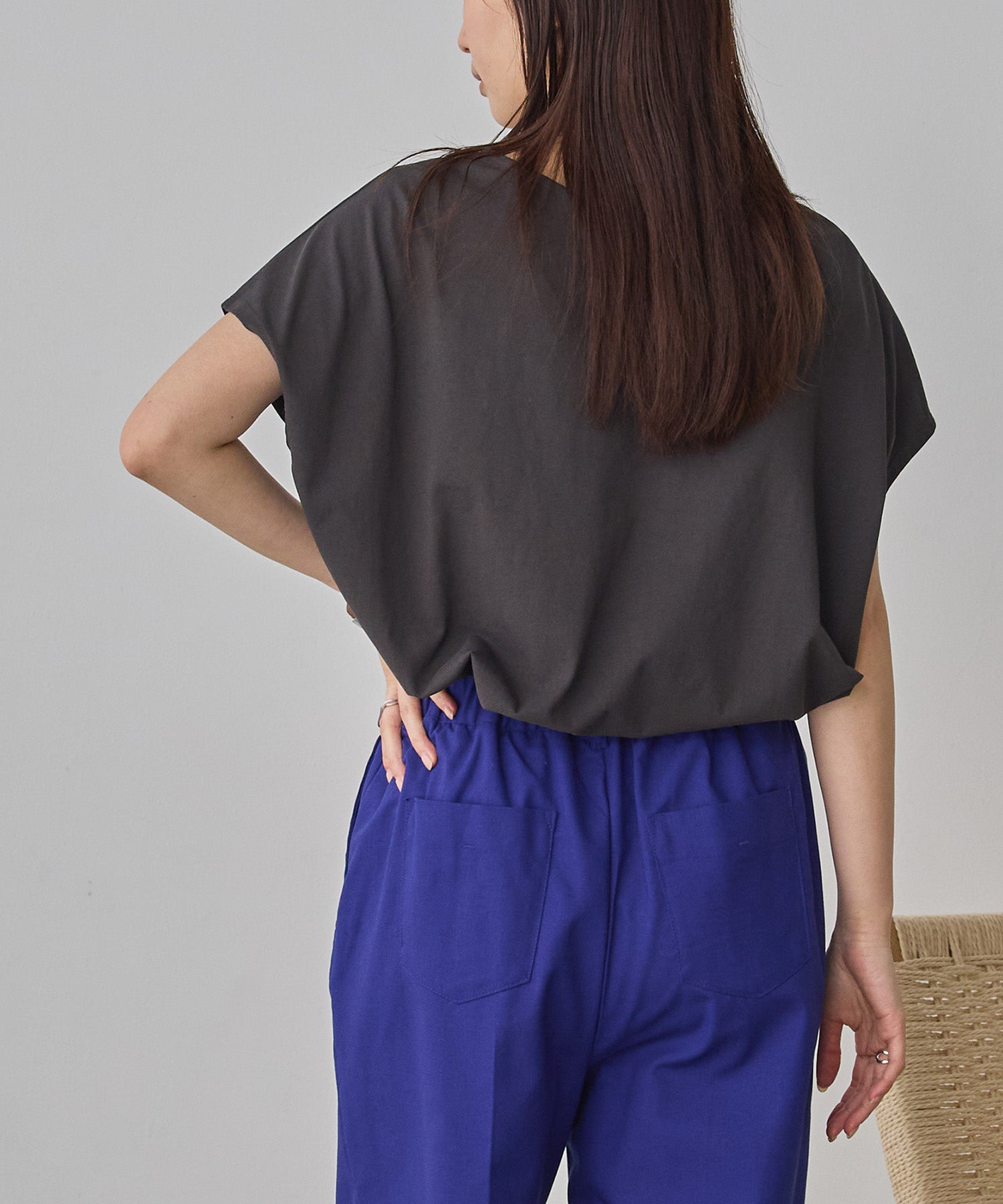 2WAY FRENCH OVERSIZED LOGO T-SHIRT
