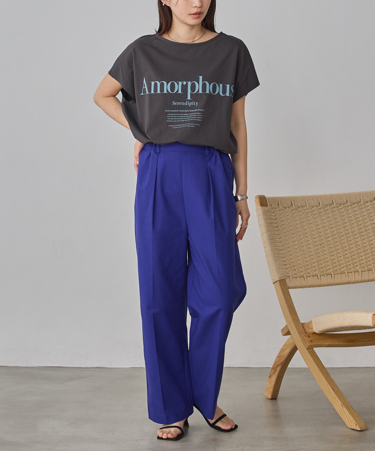 2WAY FRENCH OVERSIZED LOGO T-SHIRT
