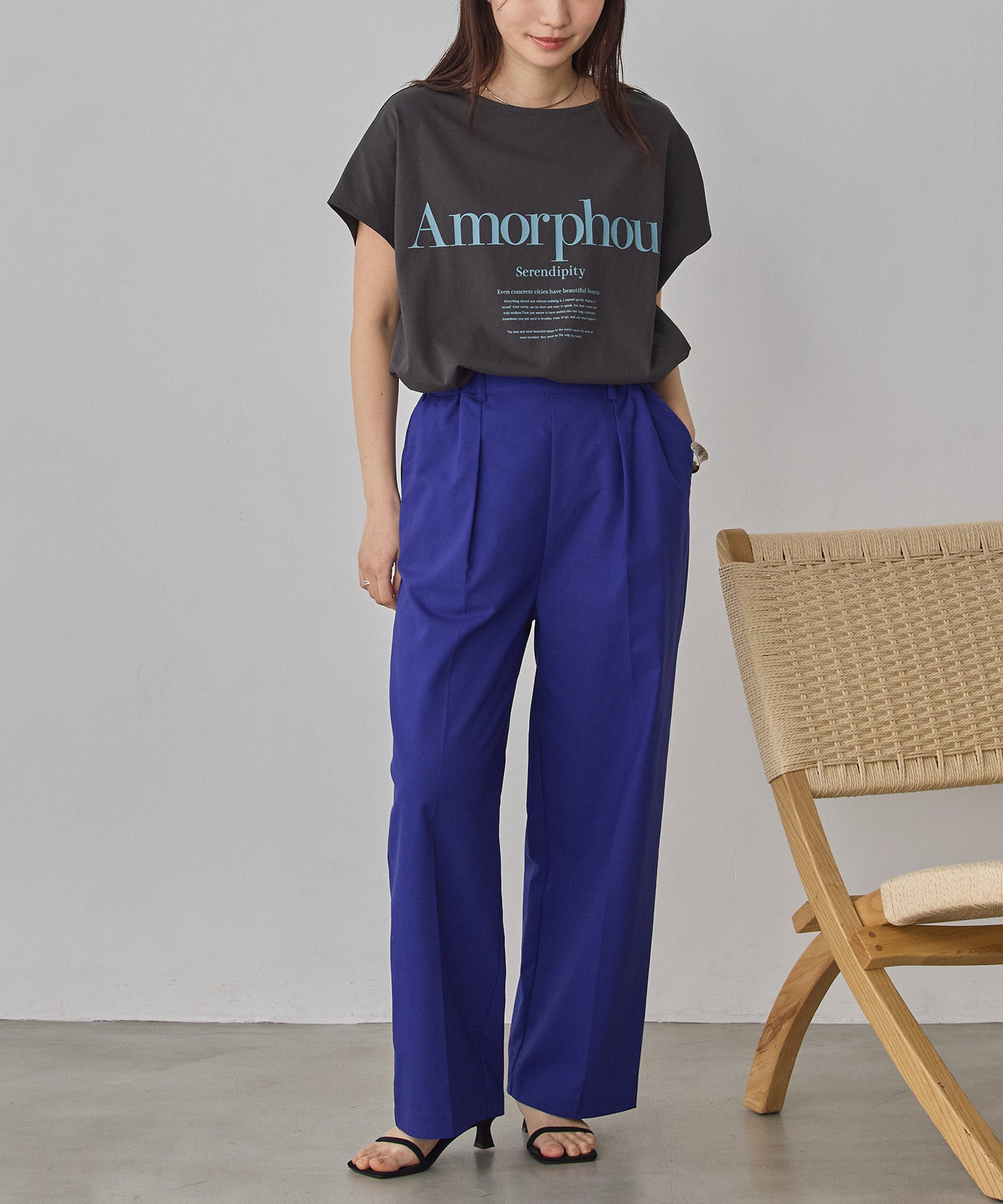 2WAY FRENCH OVERSIZED LOGO T-SHIRT
