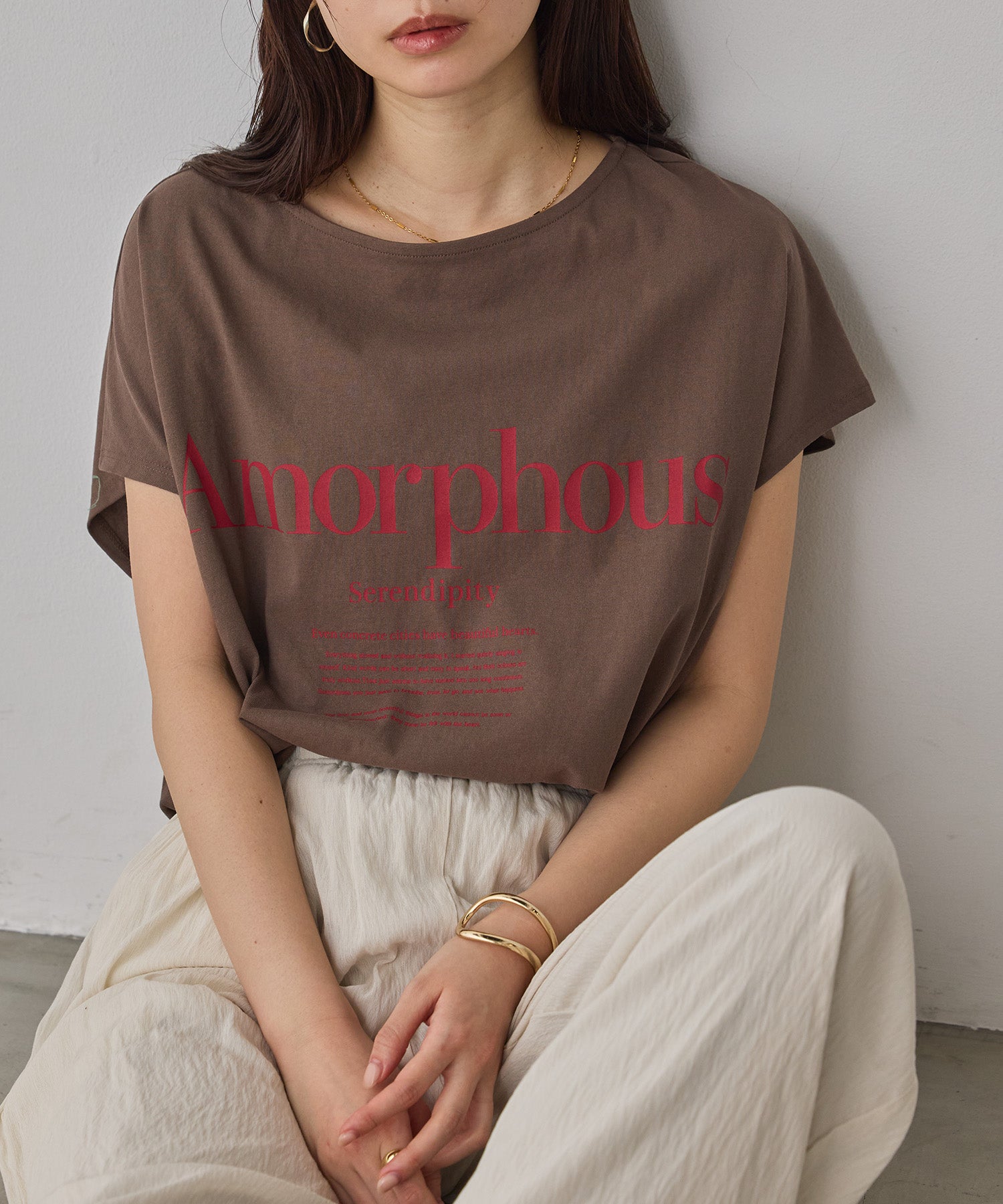 2WAY FRENCH OVERSIZED LOGO T-SHIRT