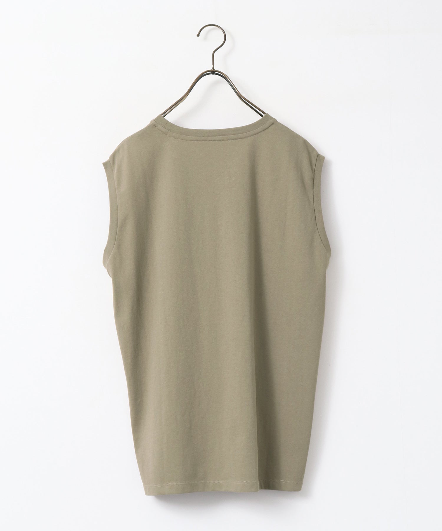 USA COTTON LOGO SLEEVELESS TOP
