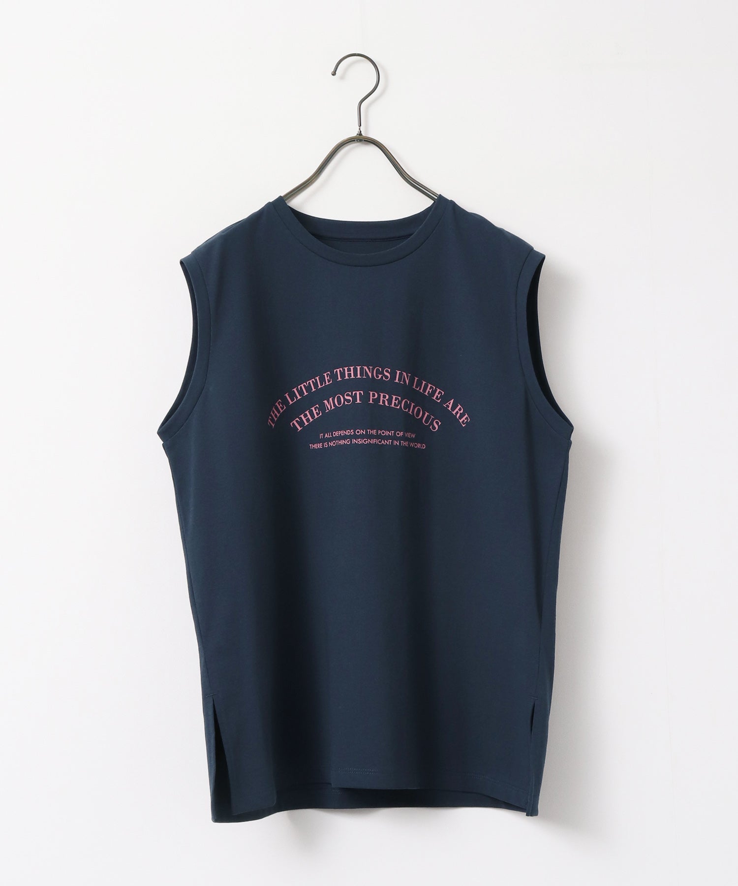 USA COTTON LOGO SLEEVELESS TOP