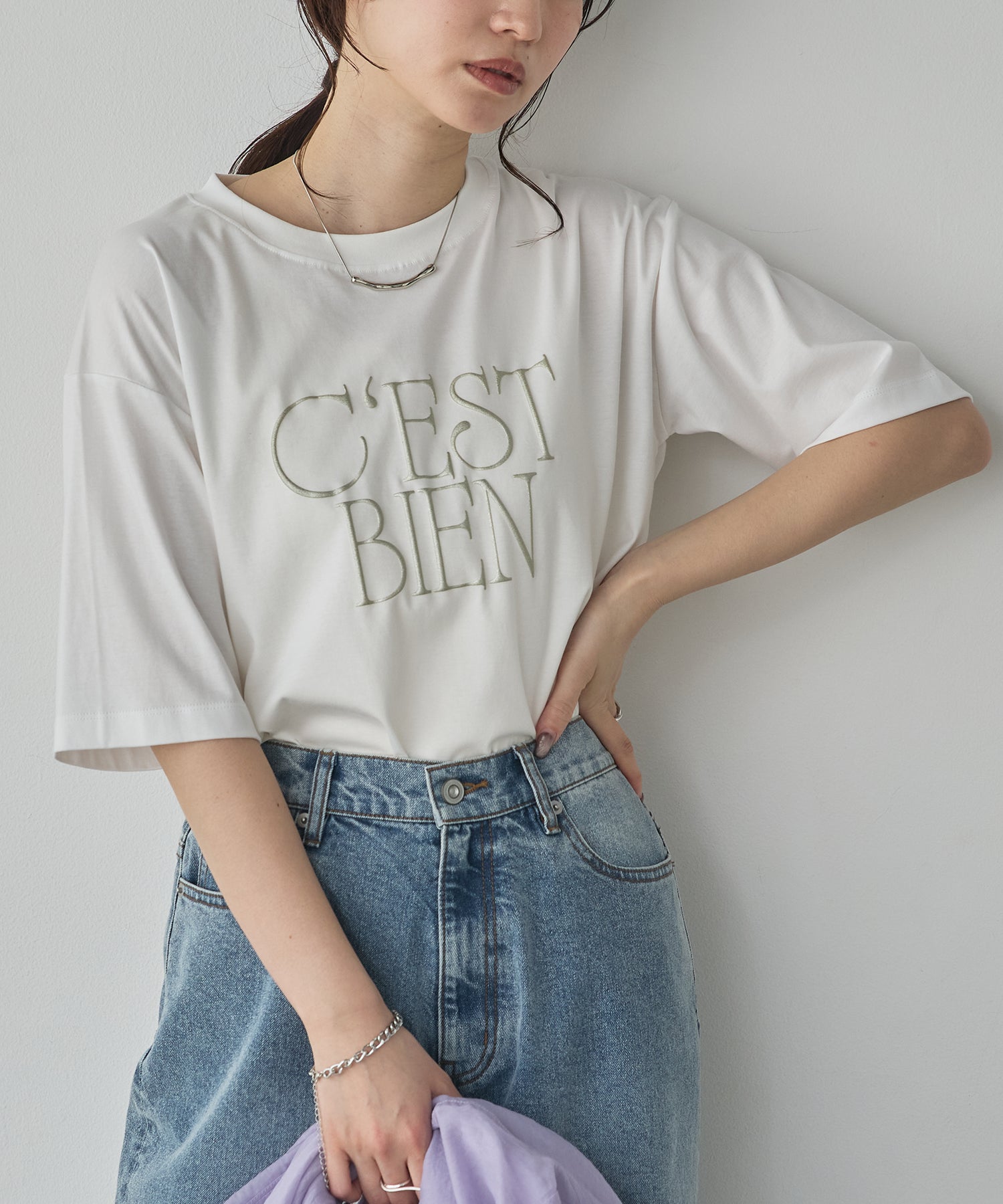 3D GLITTER LOGO T-SHIRT