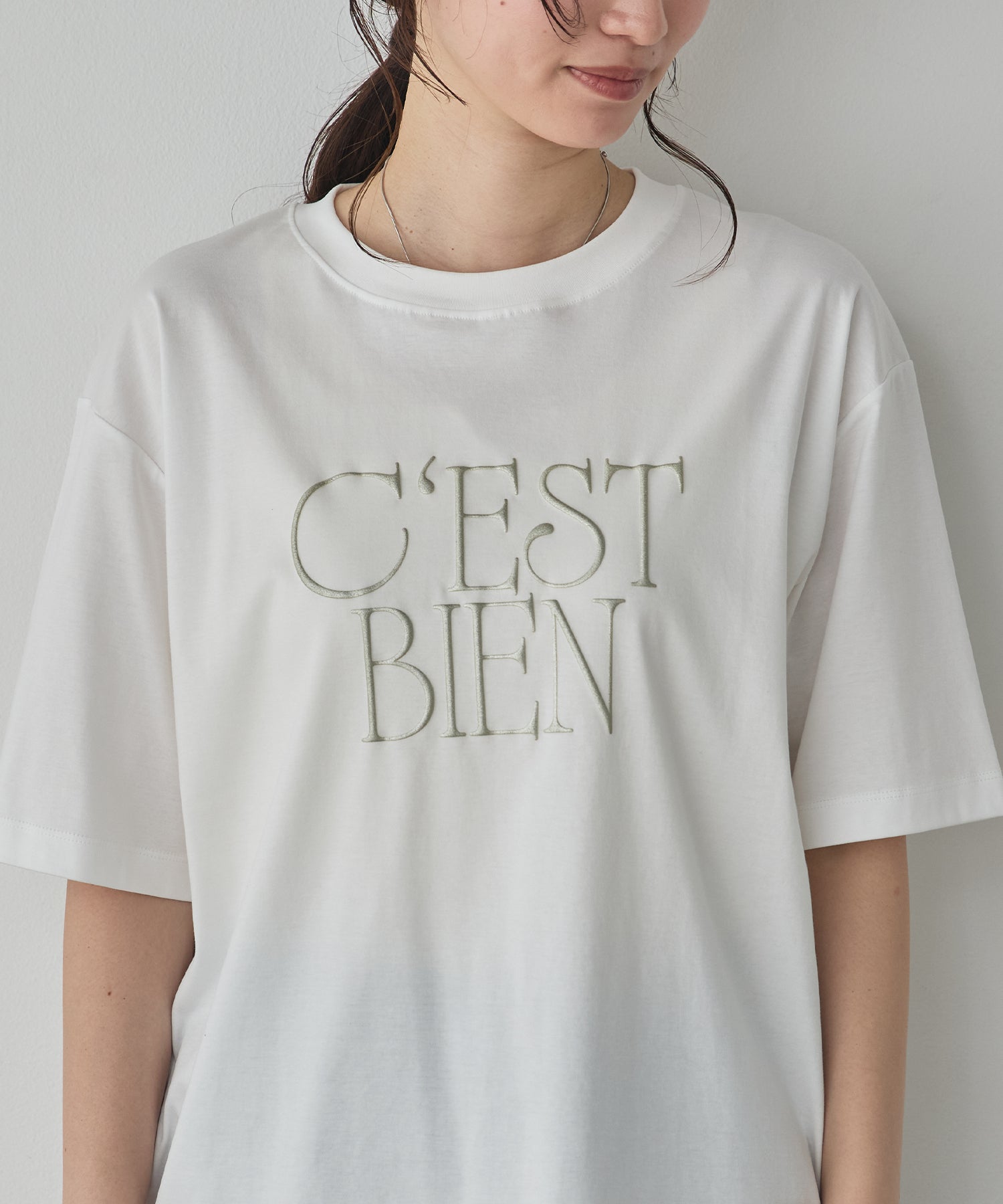 3D GLITTER LOGO T-SHIRT