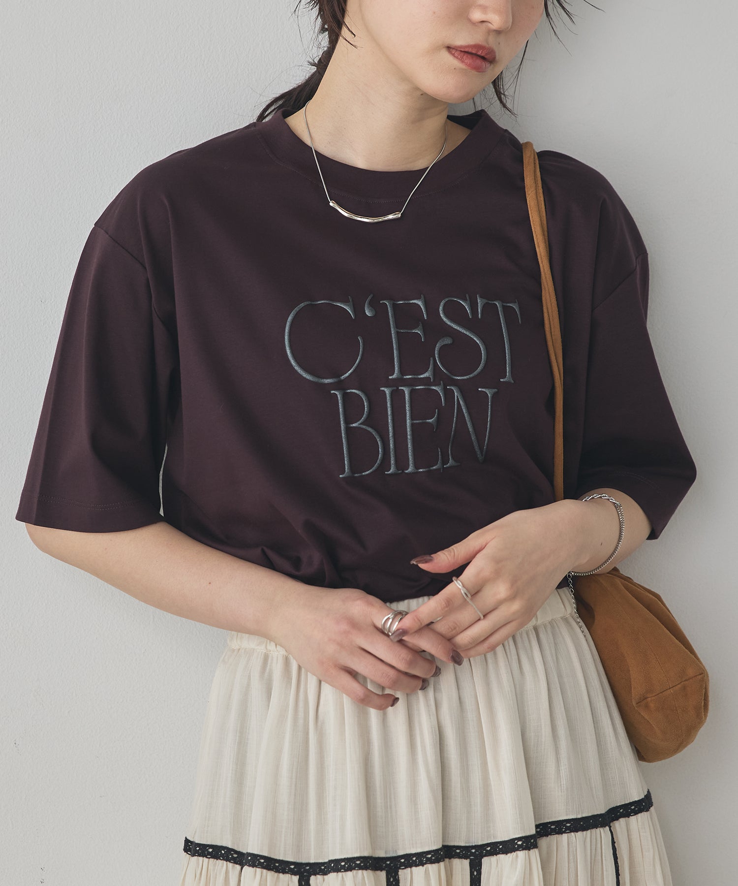 3D GLITTER LOGO T-SHIRT