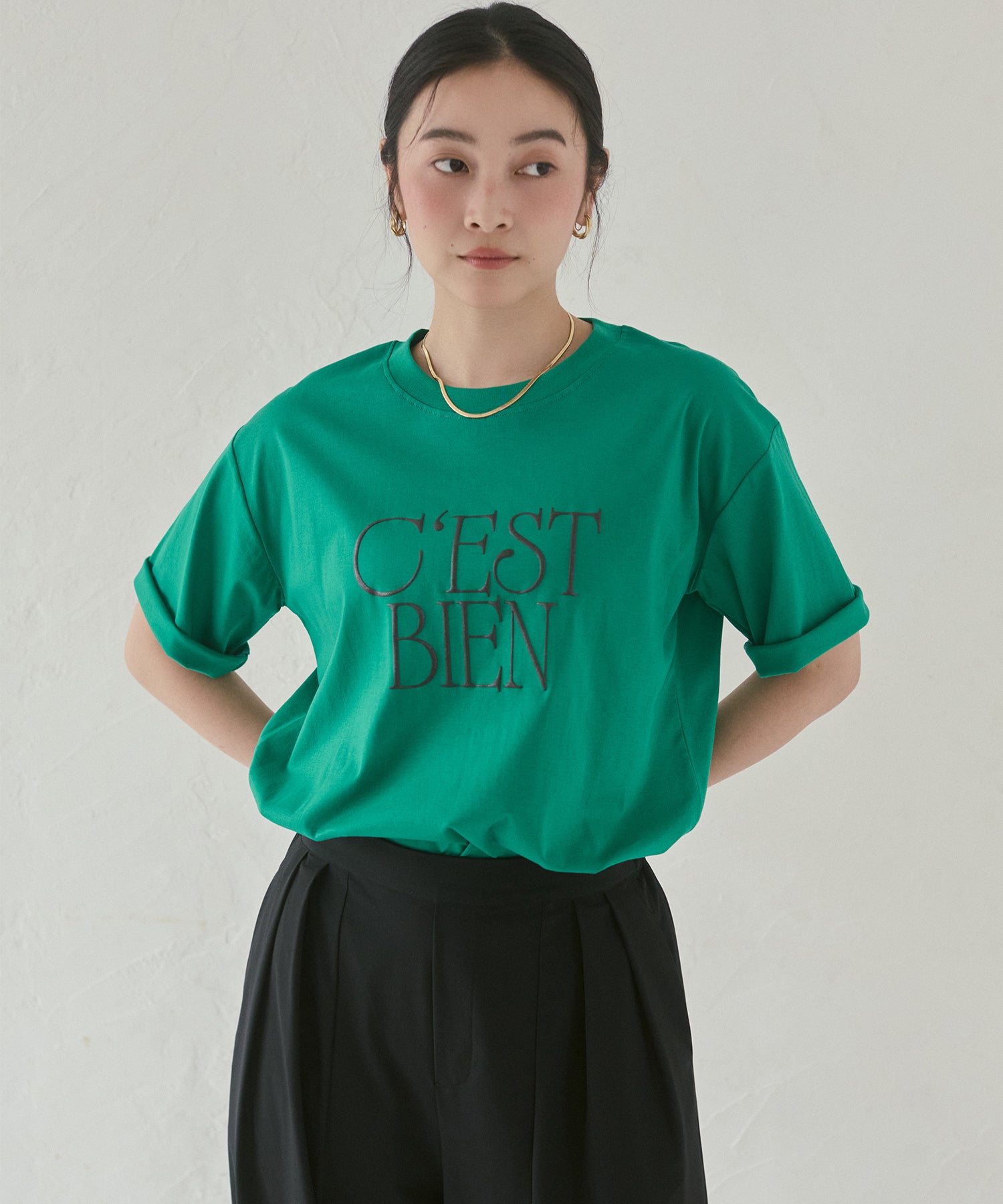 3D GLITTER LOGO T-SHIRT