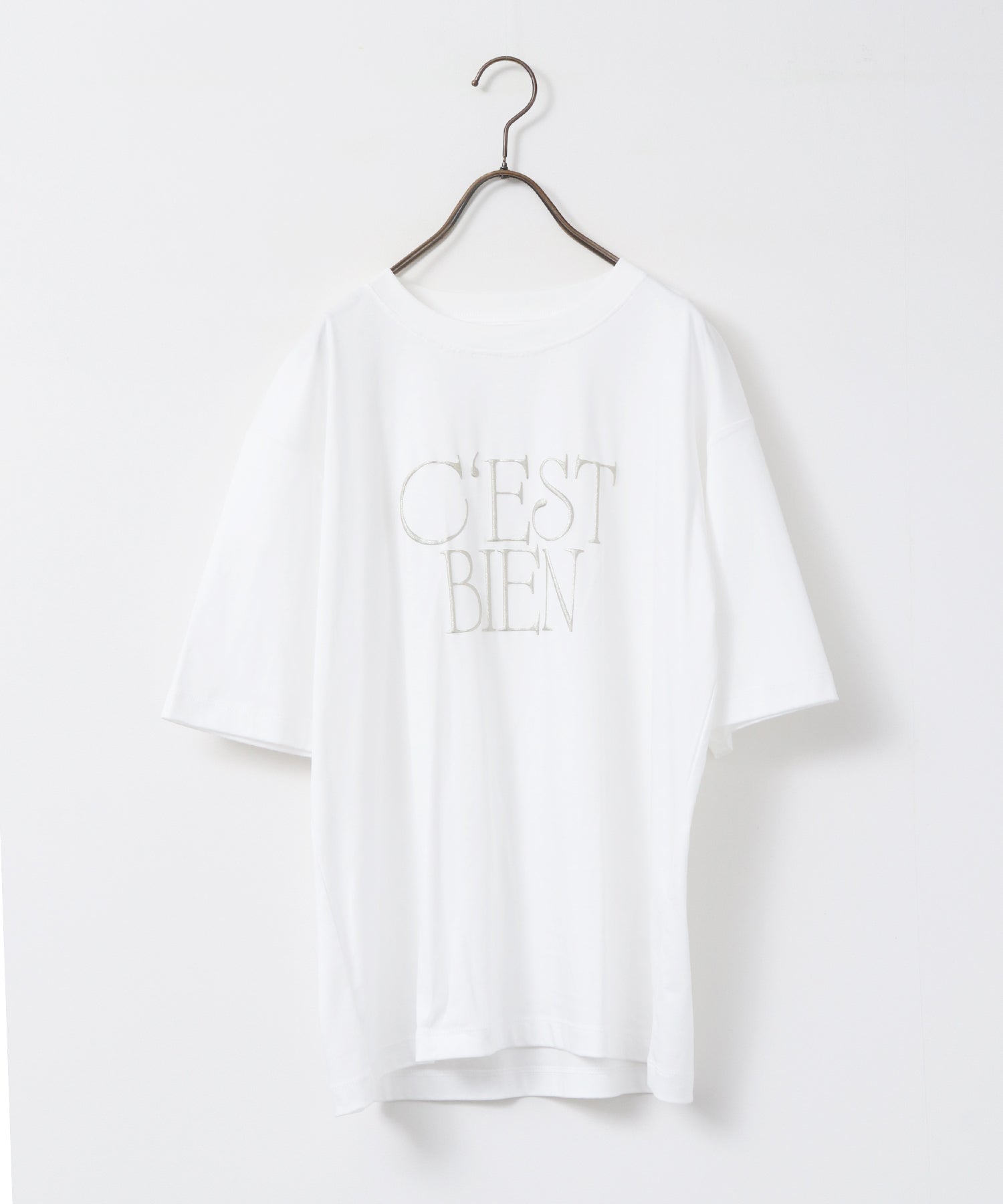 3D GLITTER LOGO T-SHIRT