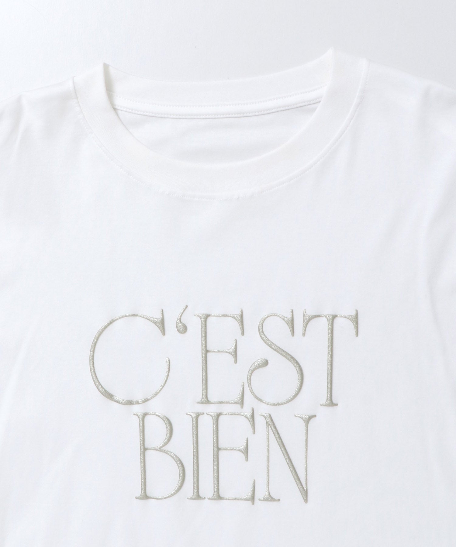 3D GLITTER LOGO T-SHIRT