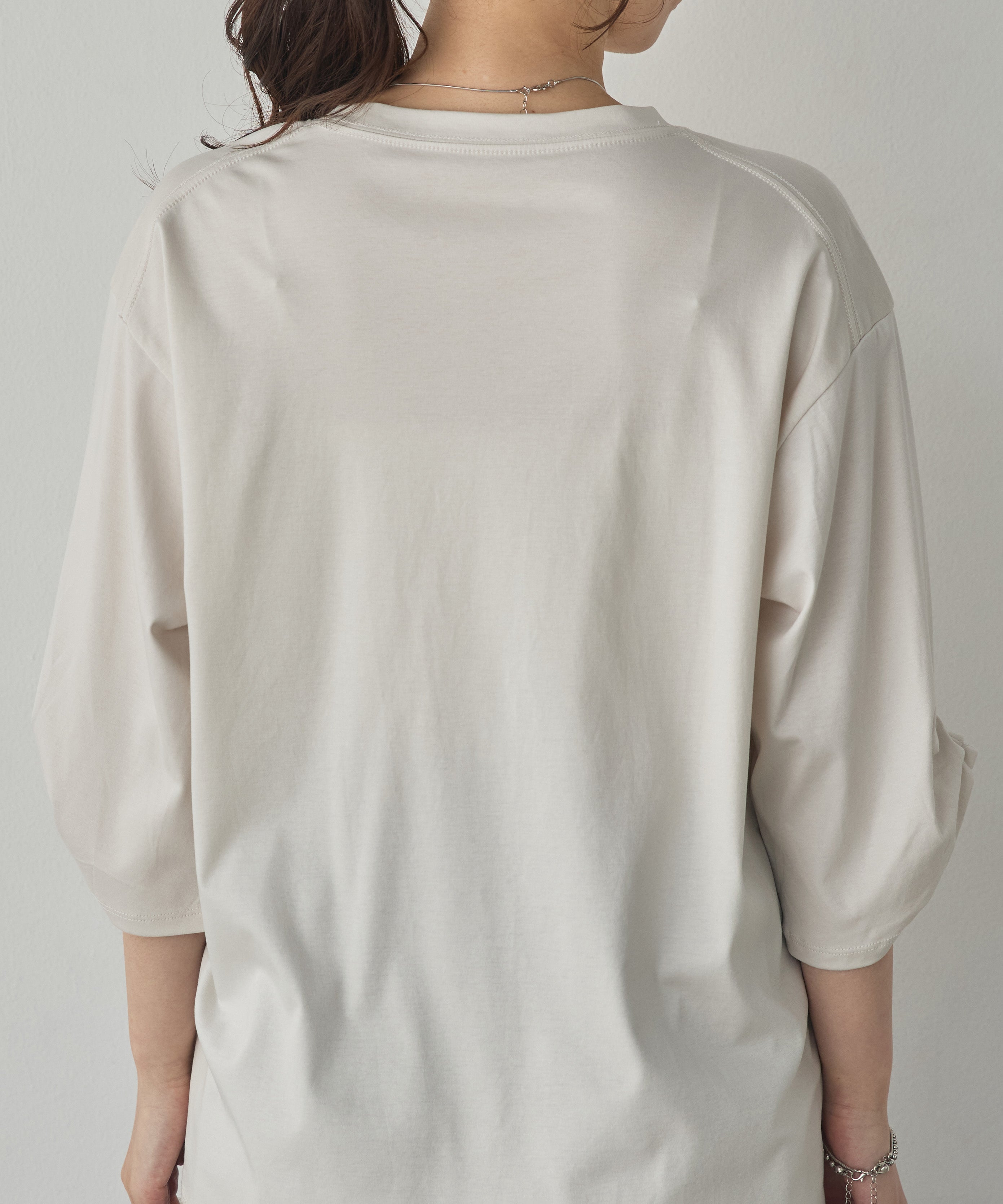 COMPACT SMOOTH EMBROIDERED LOGO T-SHIRT