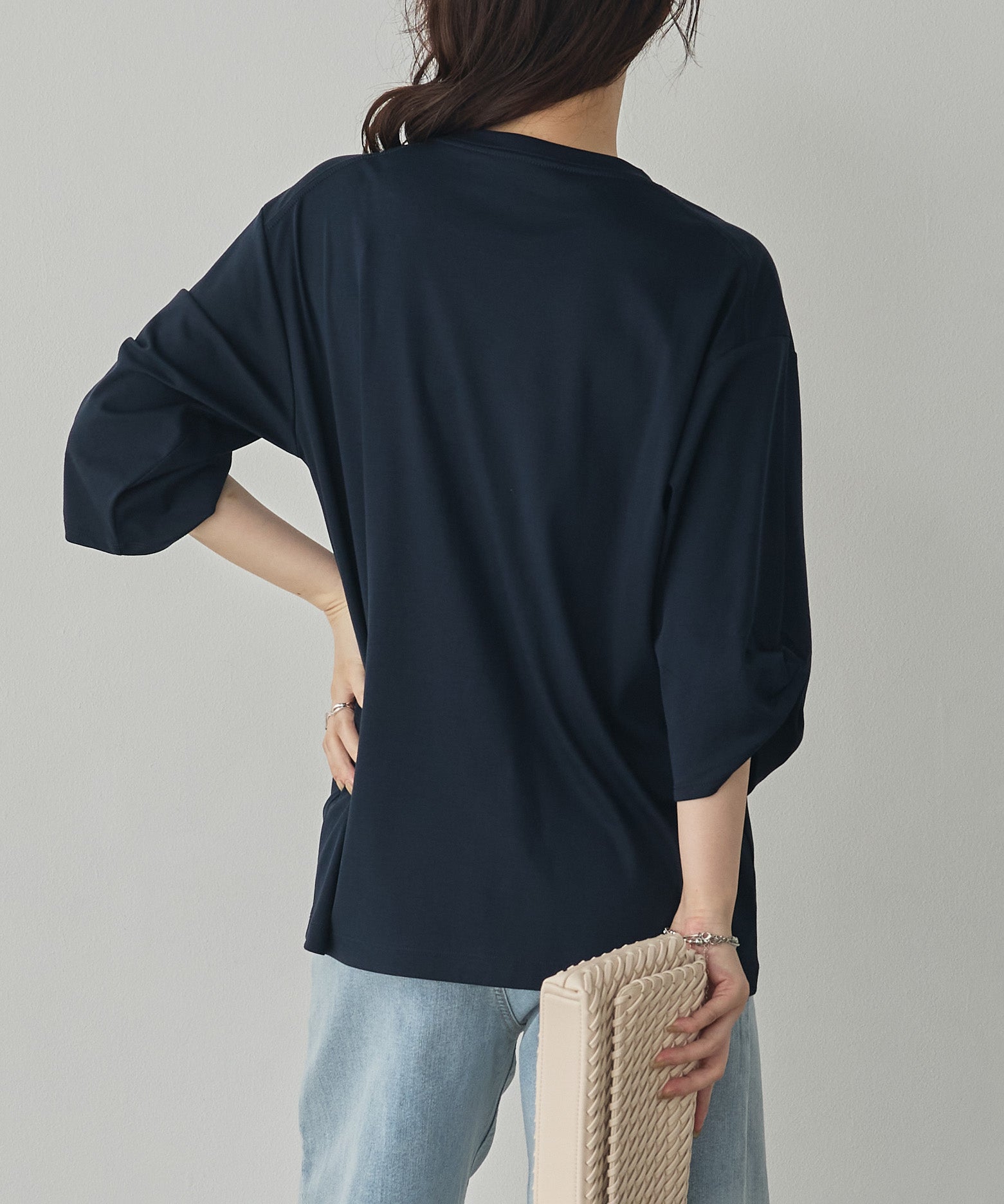 COMPACT SMOOTH EMBROIDERED LOGO T-SHIRT
