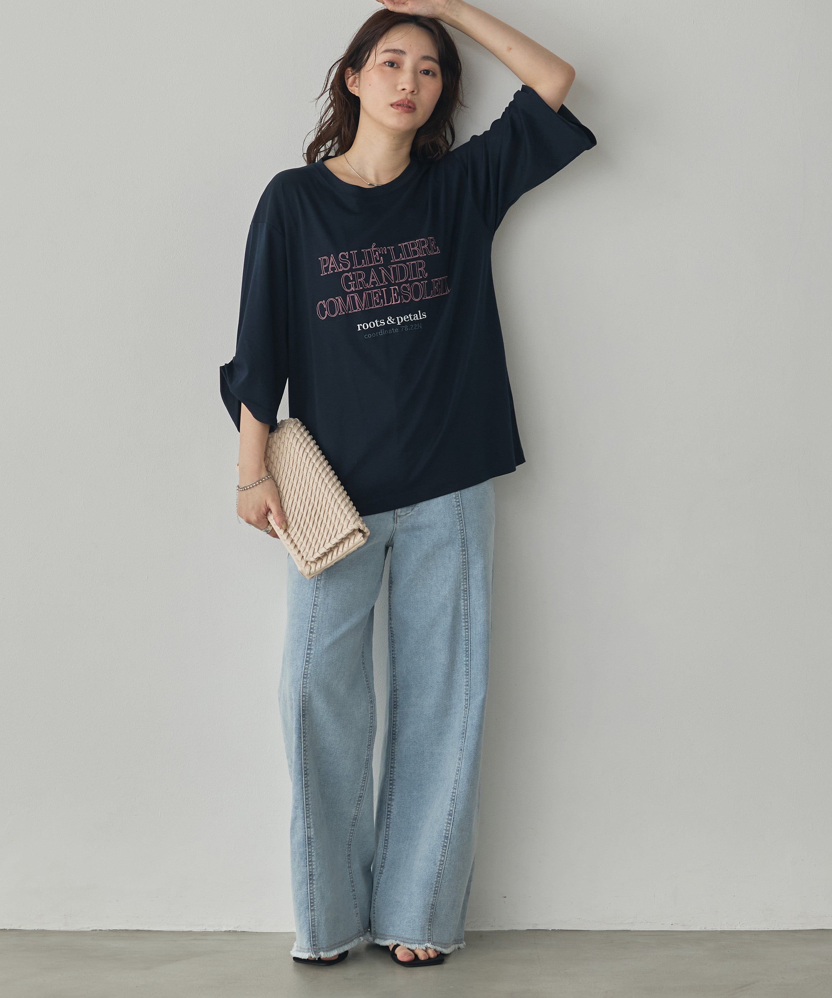 COMPACT SMOOTH EMBROIDERED LOGO T-SHIRT