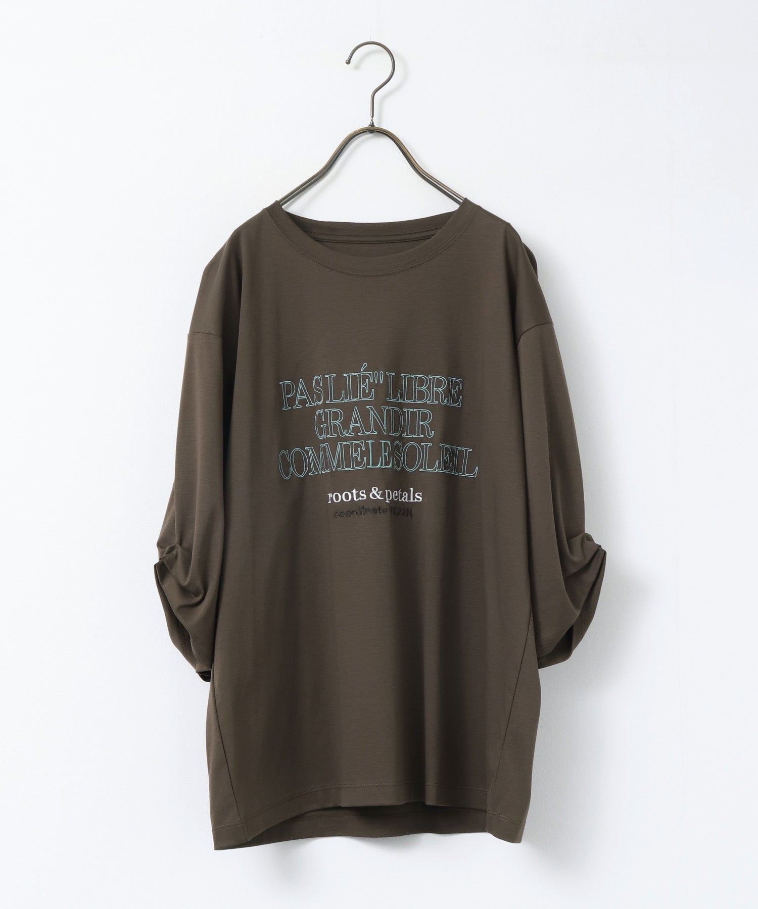 COMPACT SMOOTH EMBROIDERED LOGO T-SHIRT