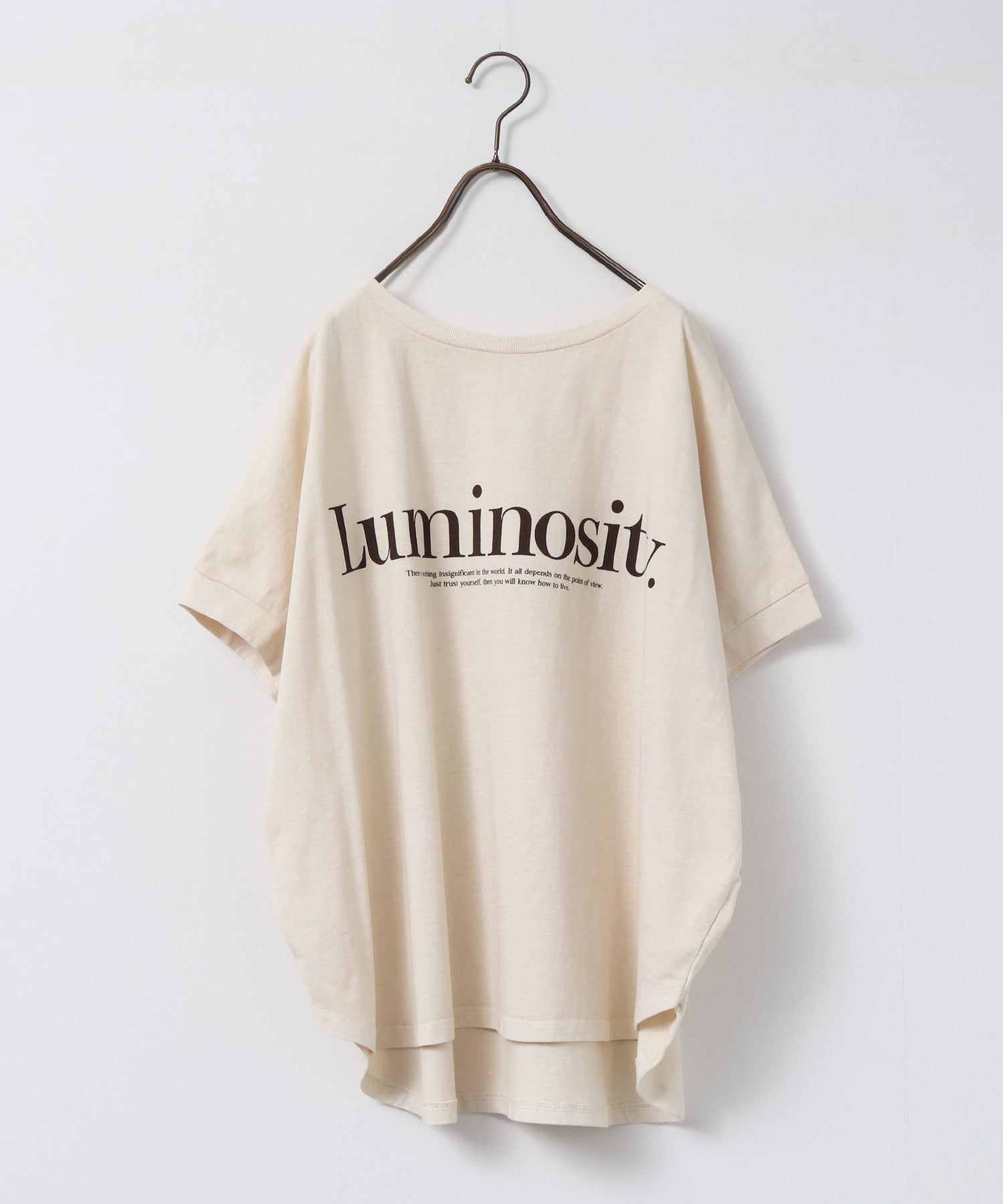 YARN-DYED PIGMENT LOGO T-SHIRT