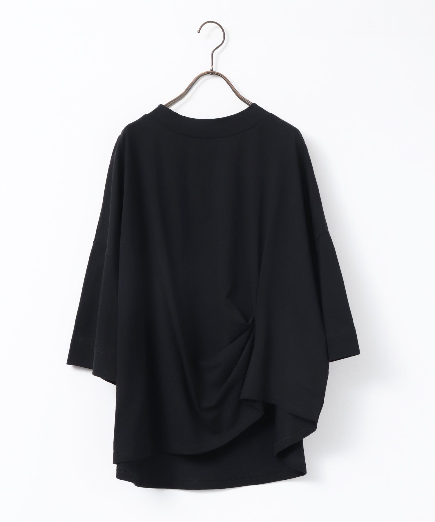 USA COTTON DESIGN-TUCK T-SHIRT