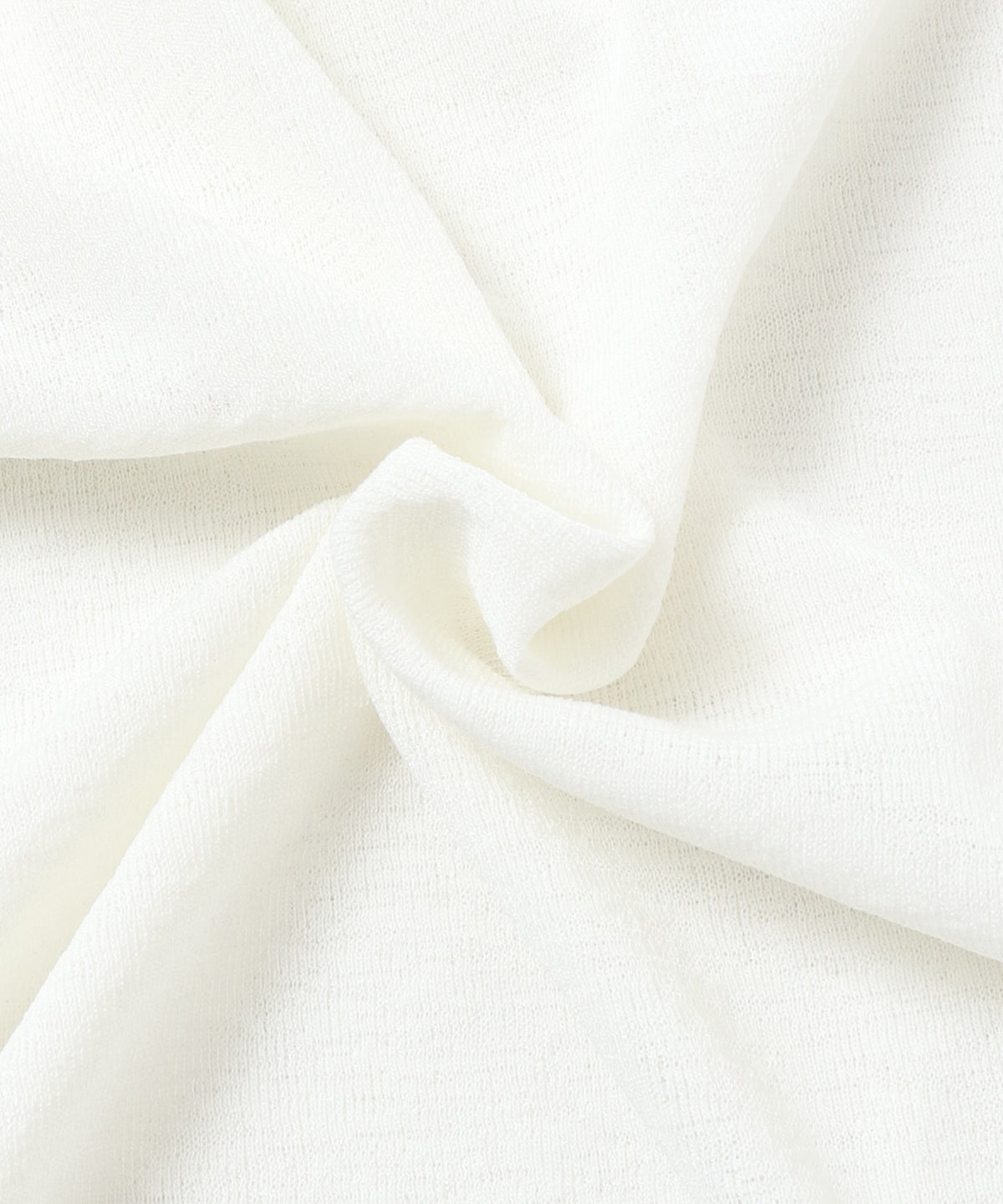 SHEER WAFFLE TOP WITH SUBTLE COLOUR-BLOCKED STITCHING