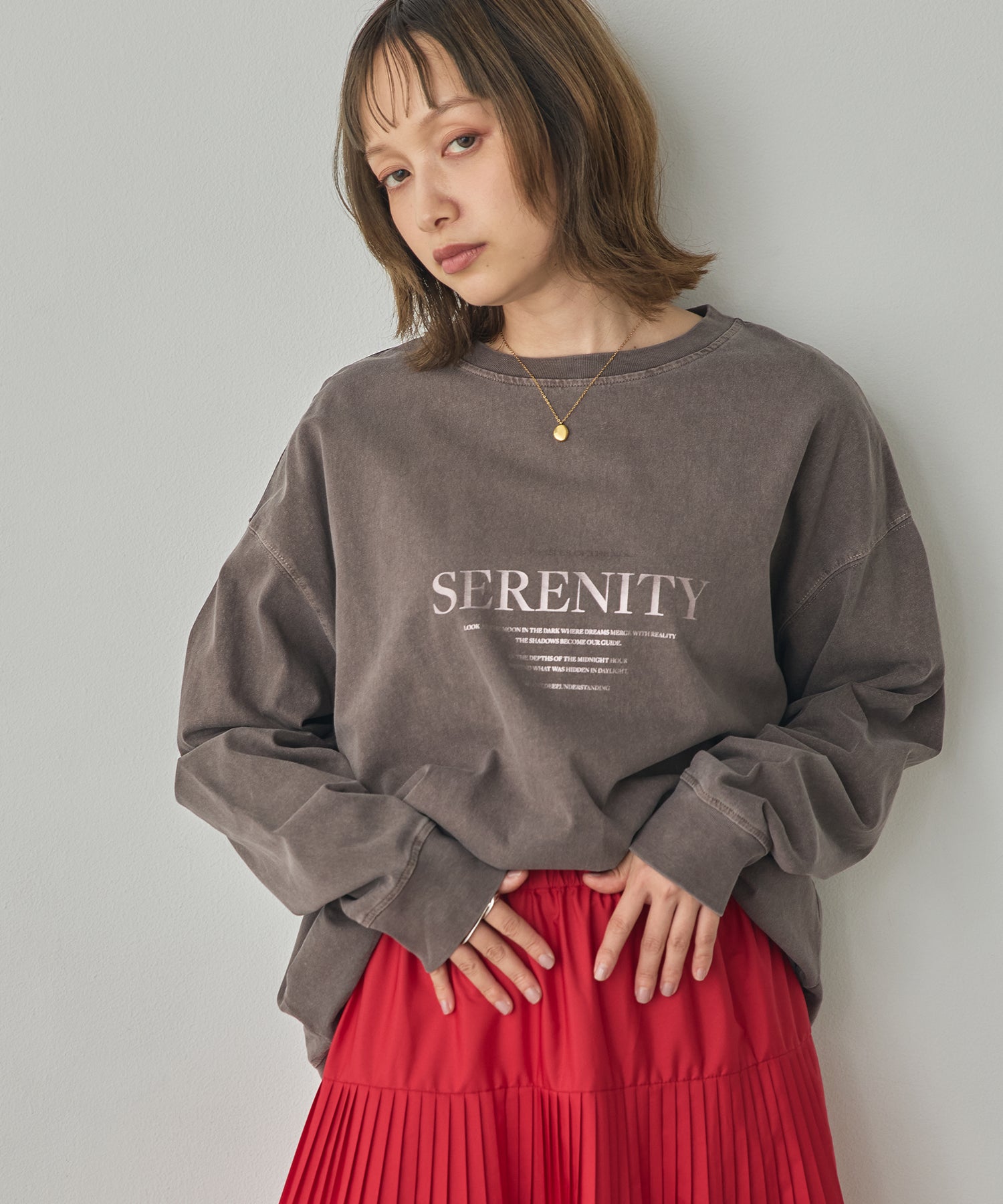 VINTAGE-STYLE FOIL PRINT TOPS