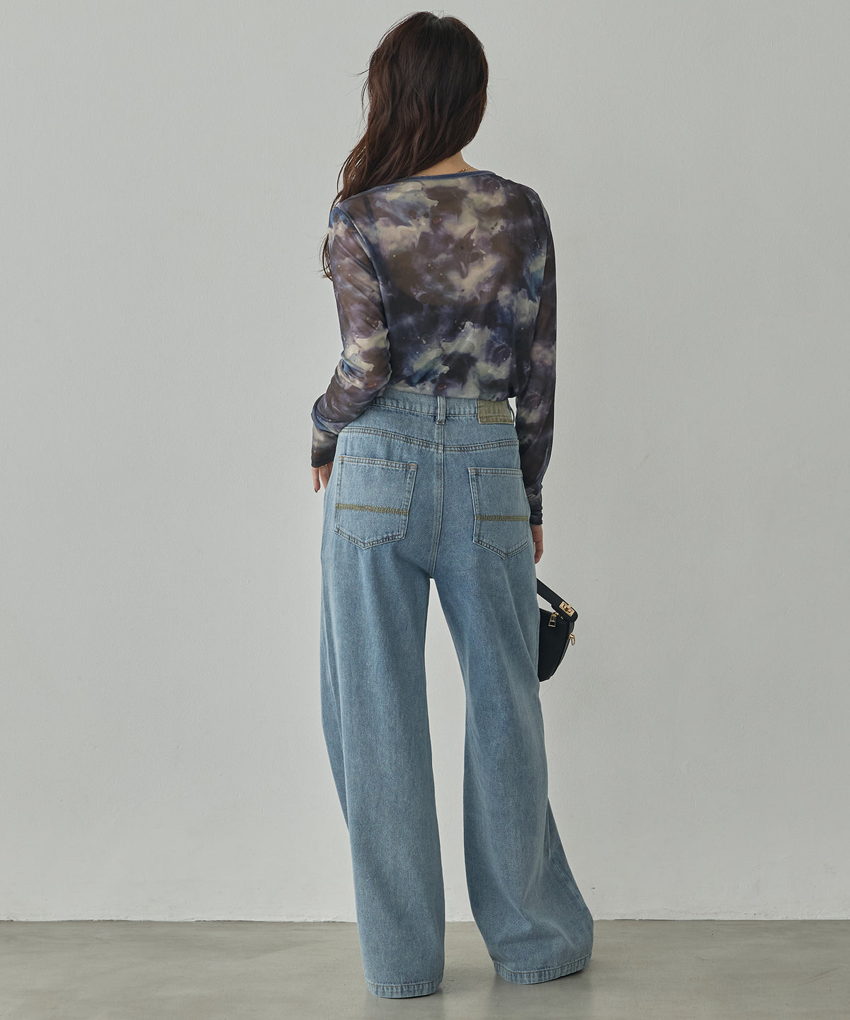 POWER NET NUANCE-PRINT TOP