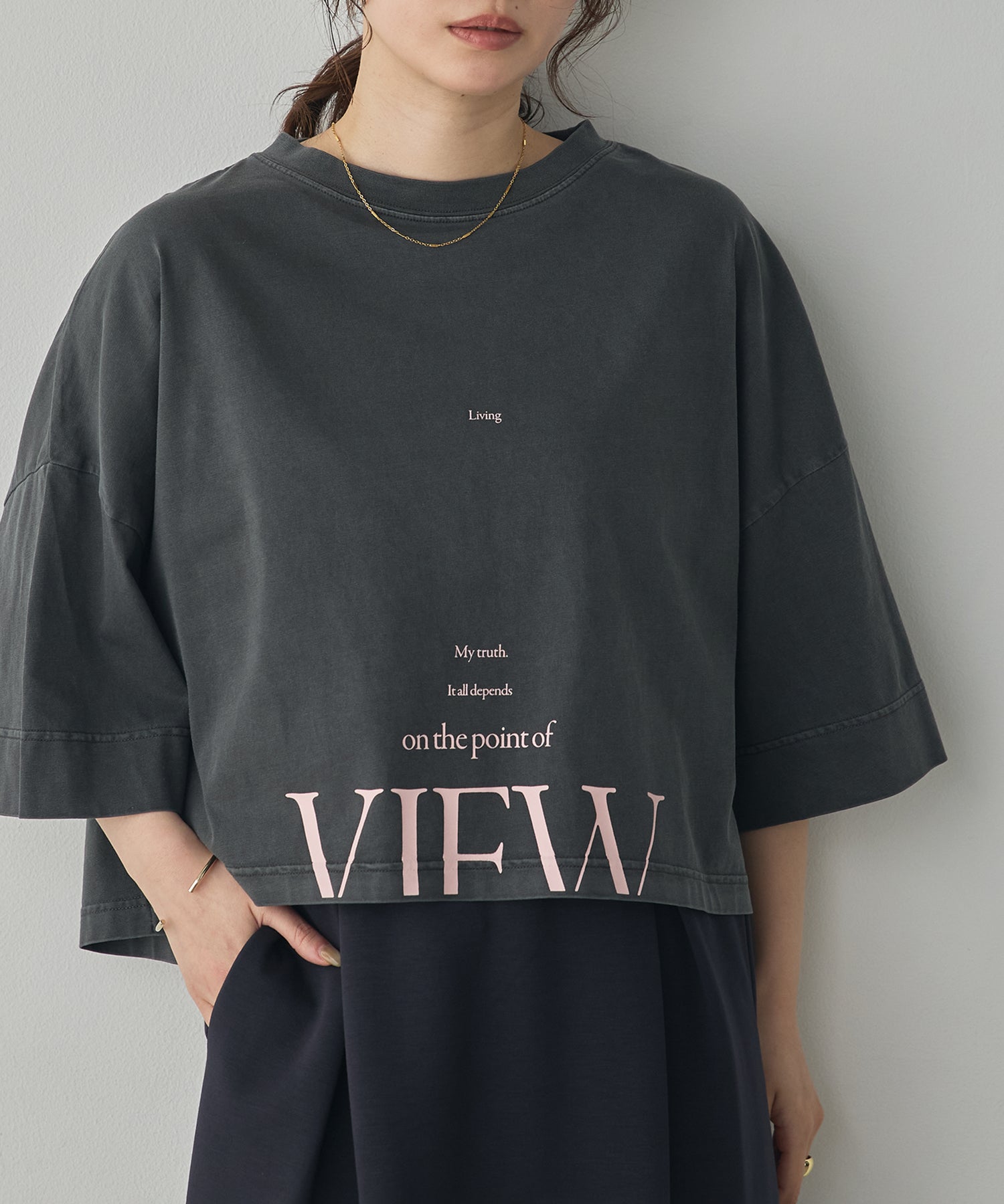WIDE-FIT SHORT-SLEEVED LOGO T-SHIRT